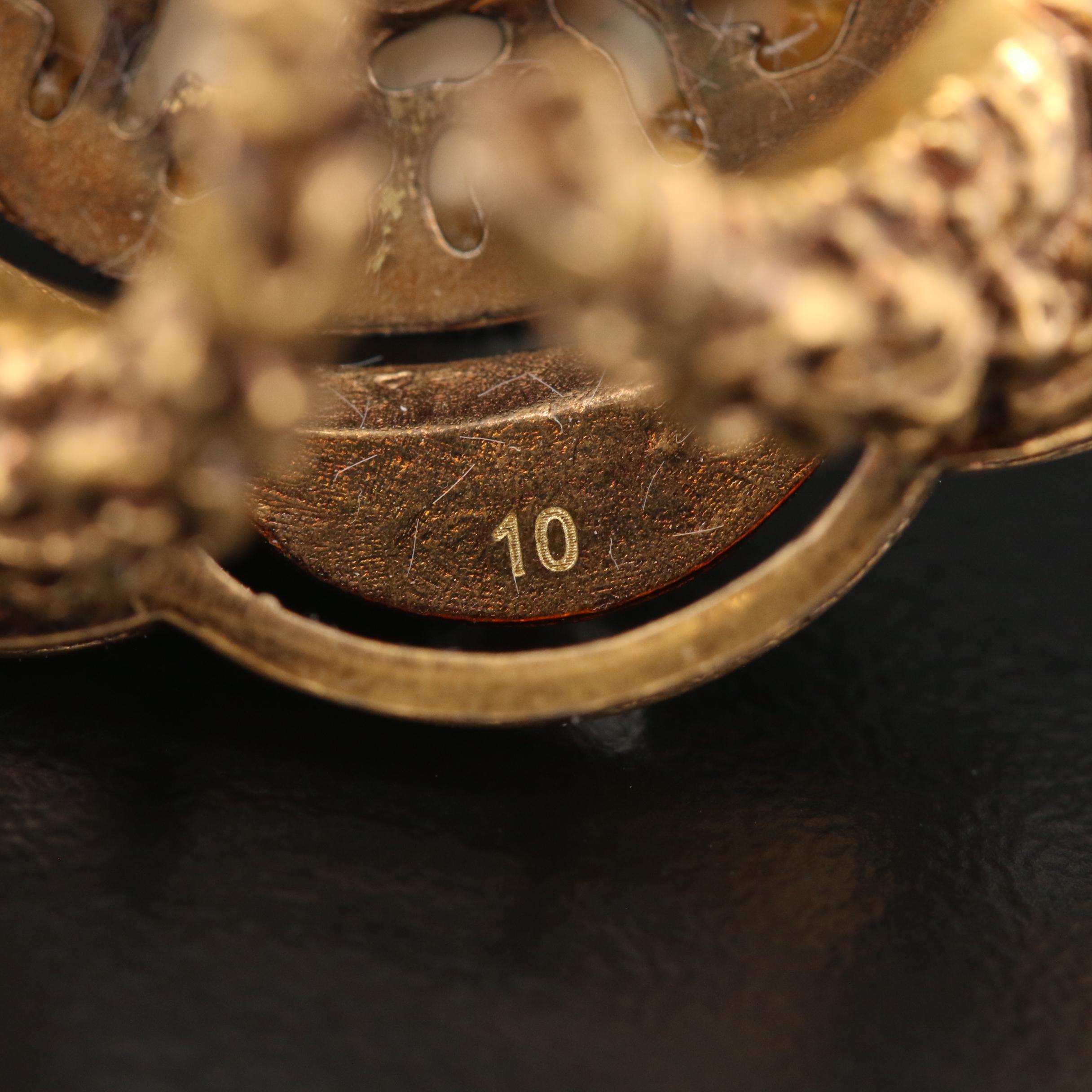 Gucci Faux Pearl Velvet Pin Cushion Ring