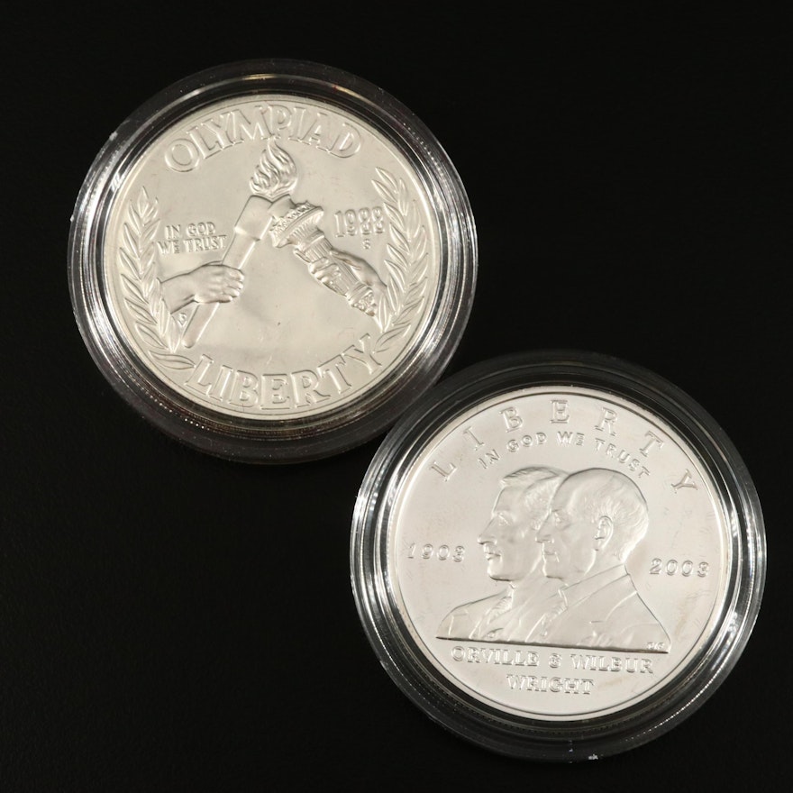 US Mint Commemorative Silver Dollars