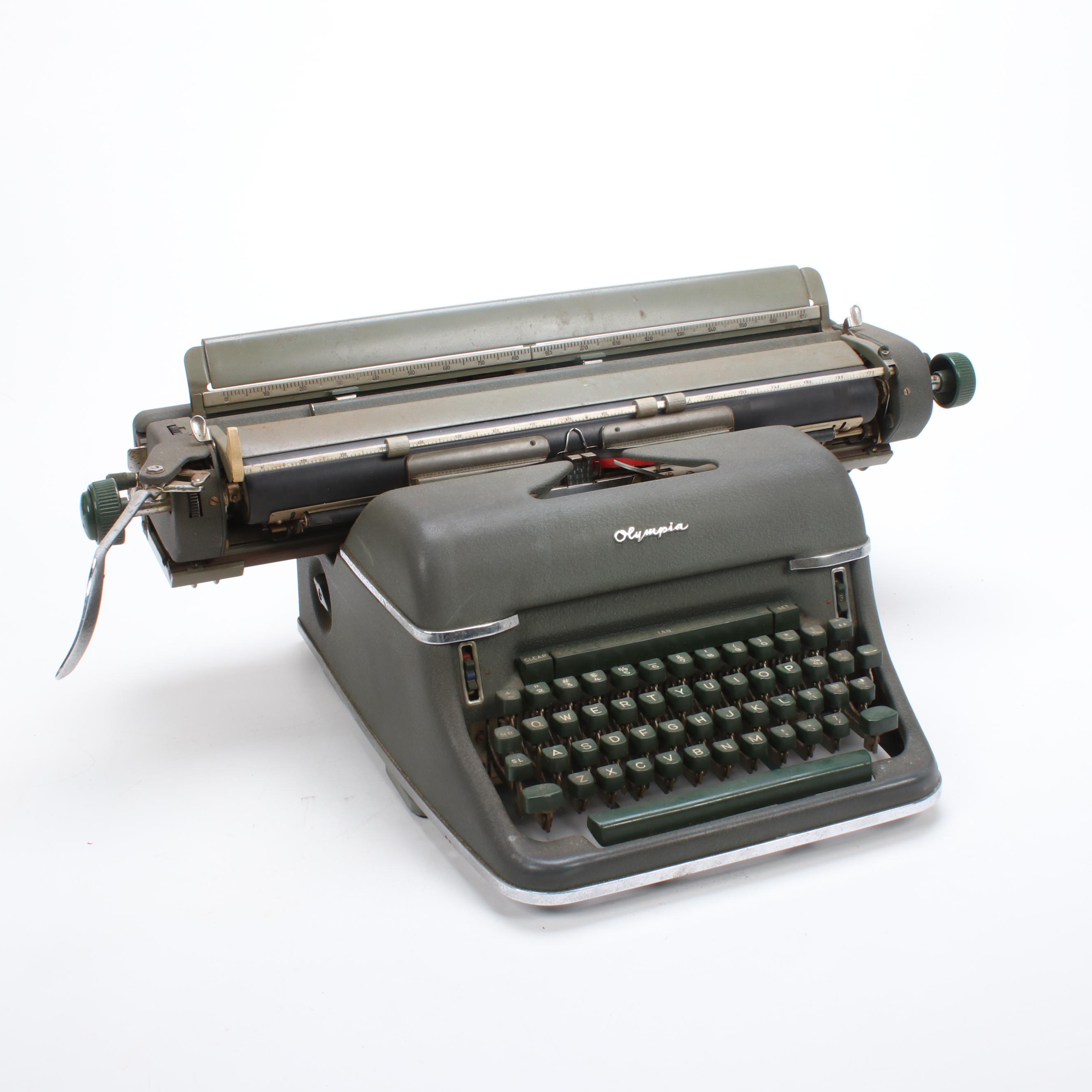 1957 Olympia SG1 "De-luxe" Large-Format German Mechanical Typewriter