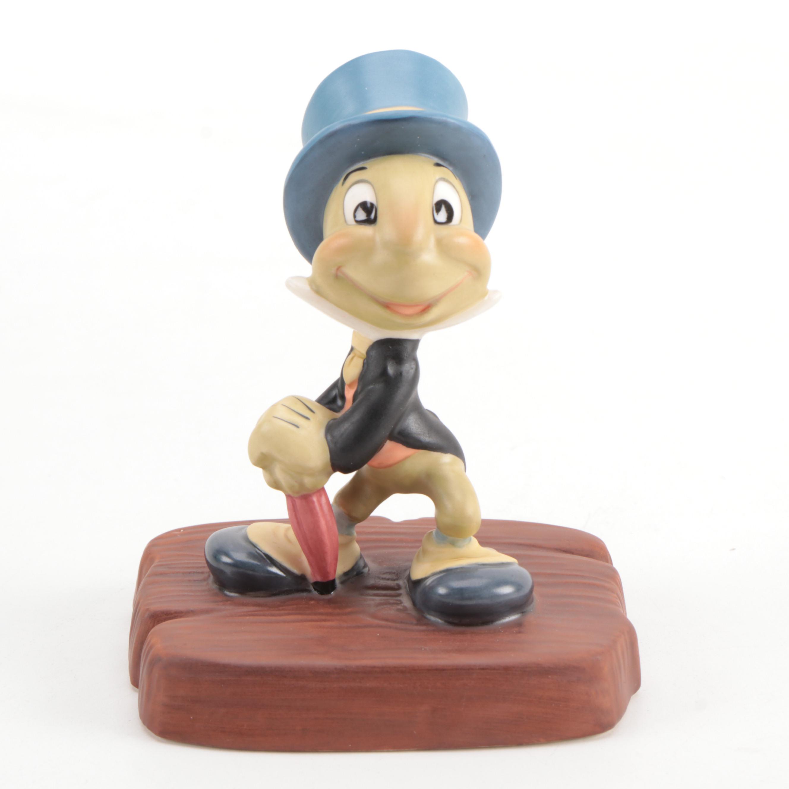 Walt Disney "Pinocchio" Collection Jiminy Cricket Porcelain Figurine