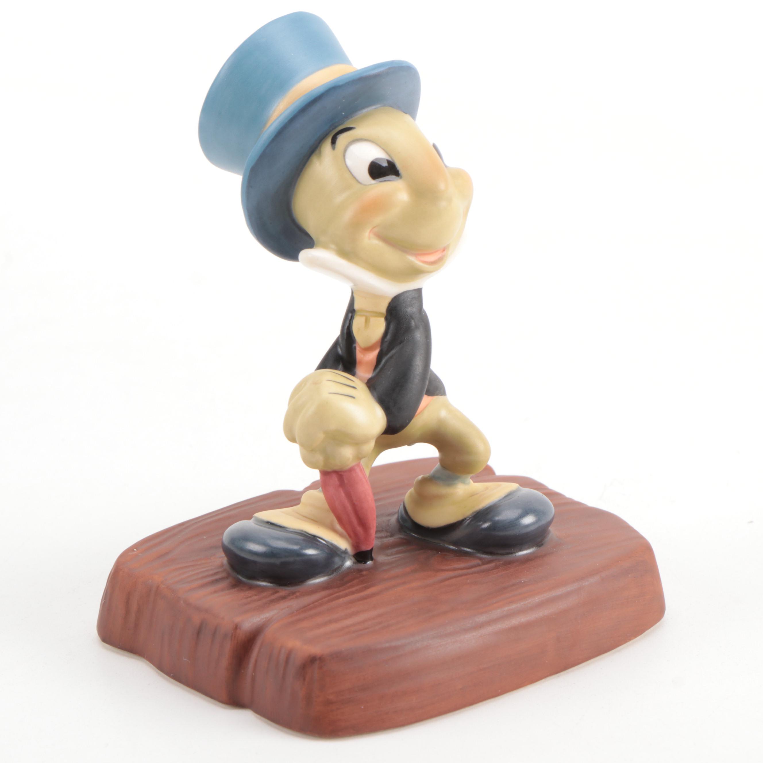 Walt Disney "Pinocchio" Collection Jiminy Cricket Porcelain Figurine