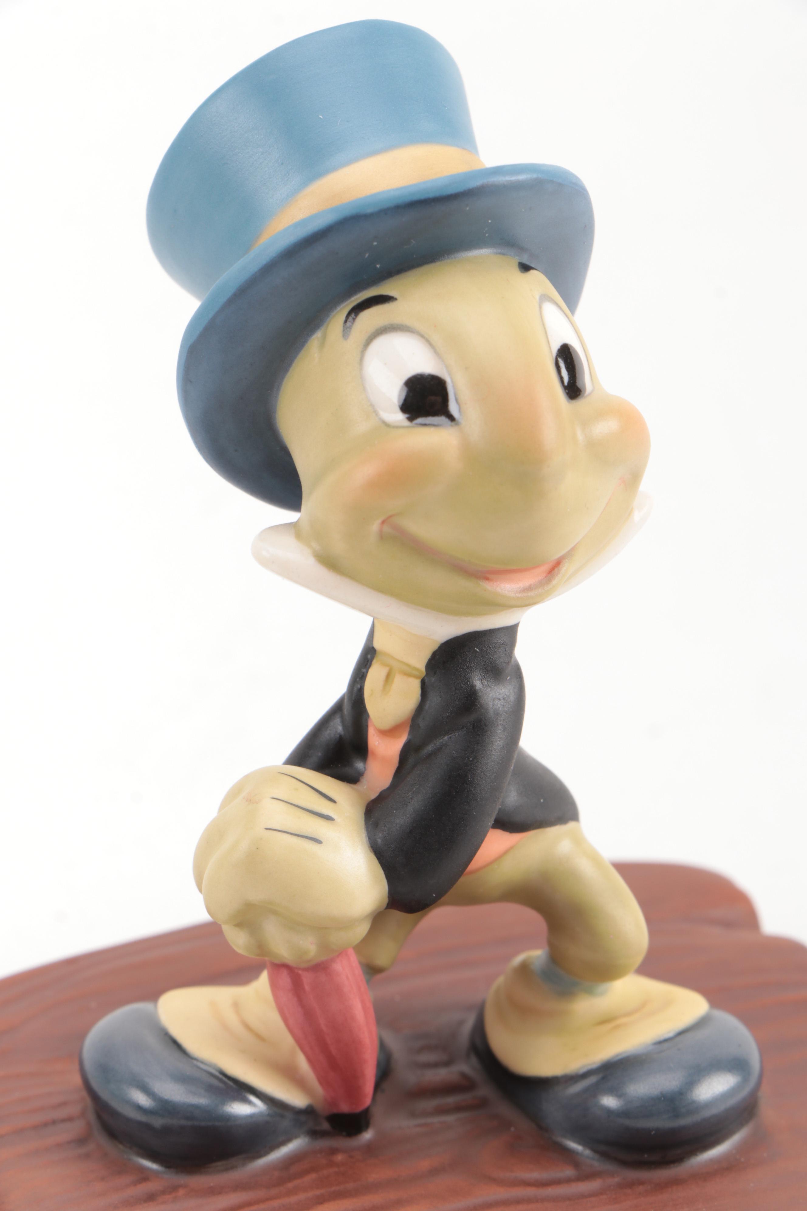 Walt Disney "Pinocchio" Collection Jiminy Cricket Porcelain Figurine