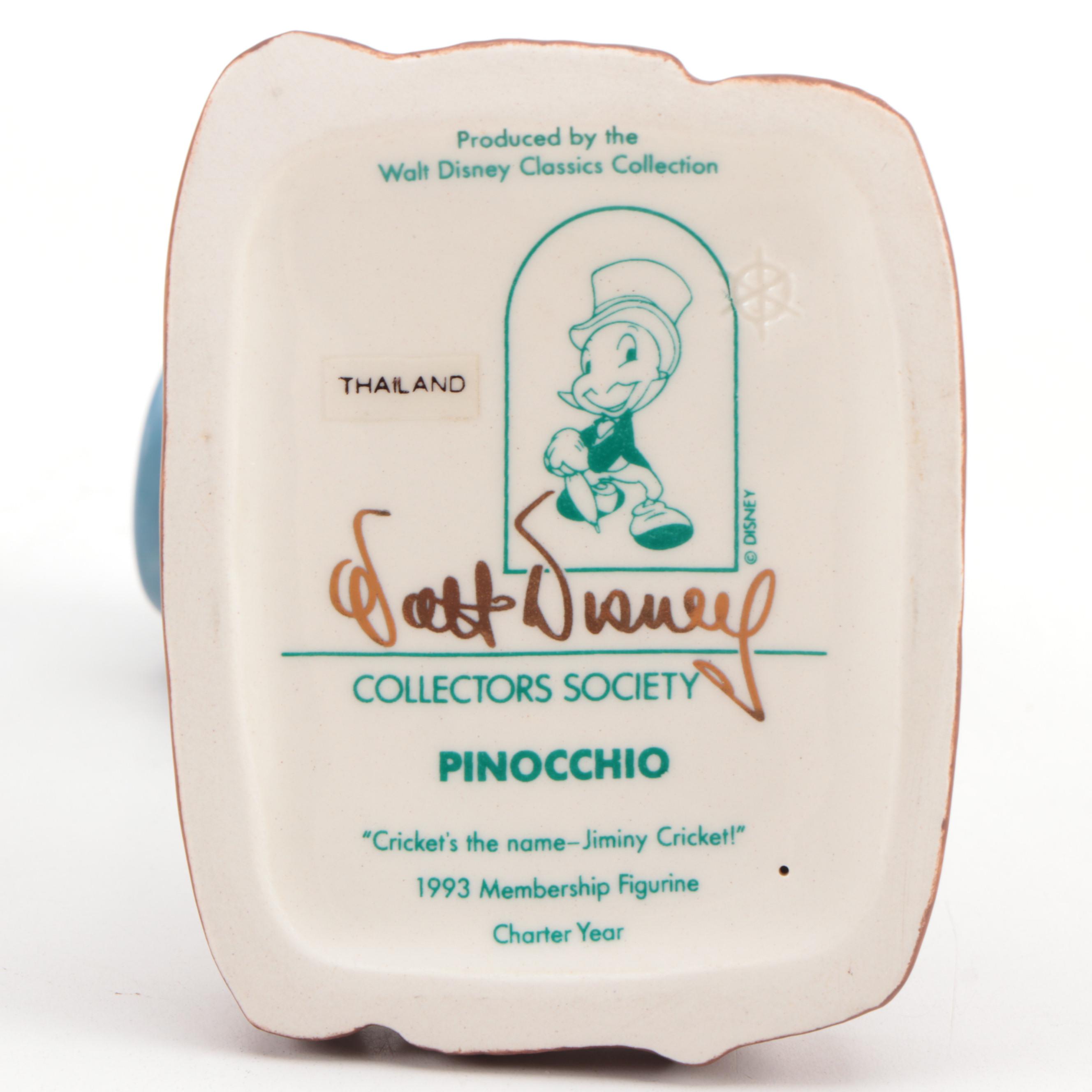 Walt Disney "Pinocchio" Collection Jiminy Cricket Porcelain Figurine