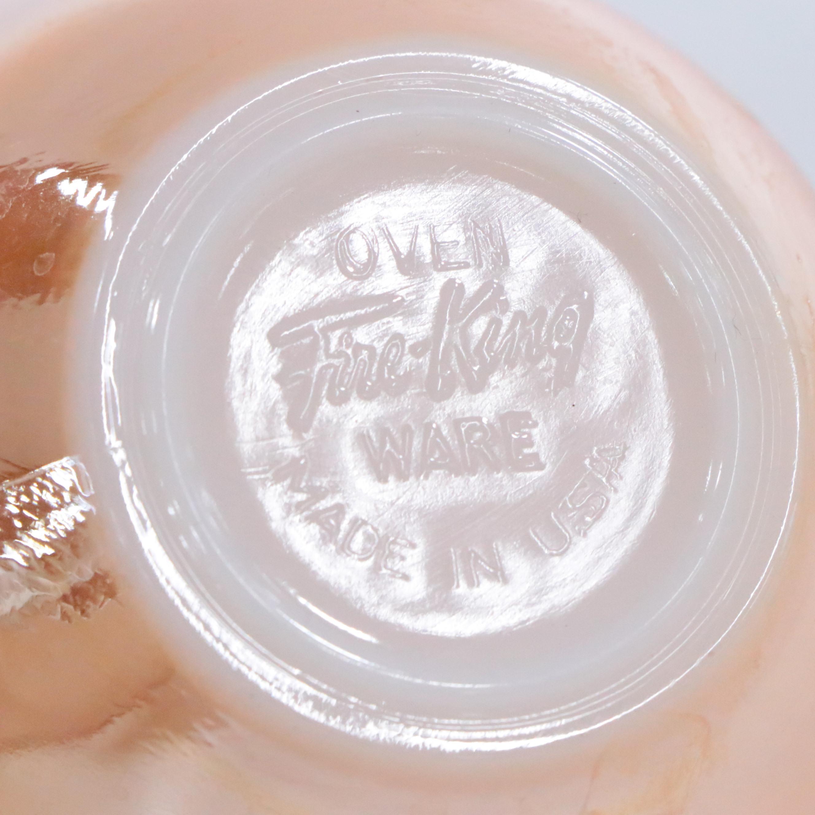 Fire King Carnival Glass Teacups and Creamer with Other Marigold Carnival Glass