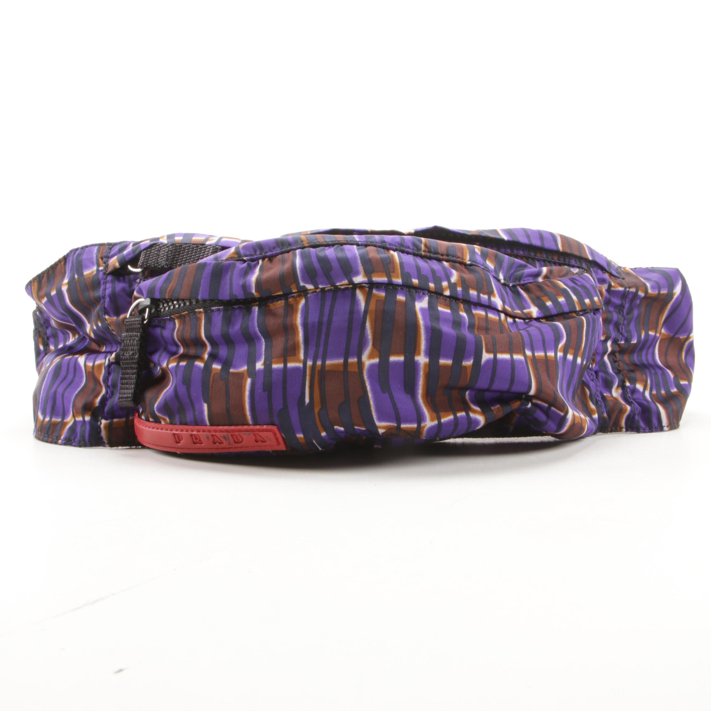 Prada Multicolor Nylon Piuma Belt Bag
