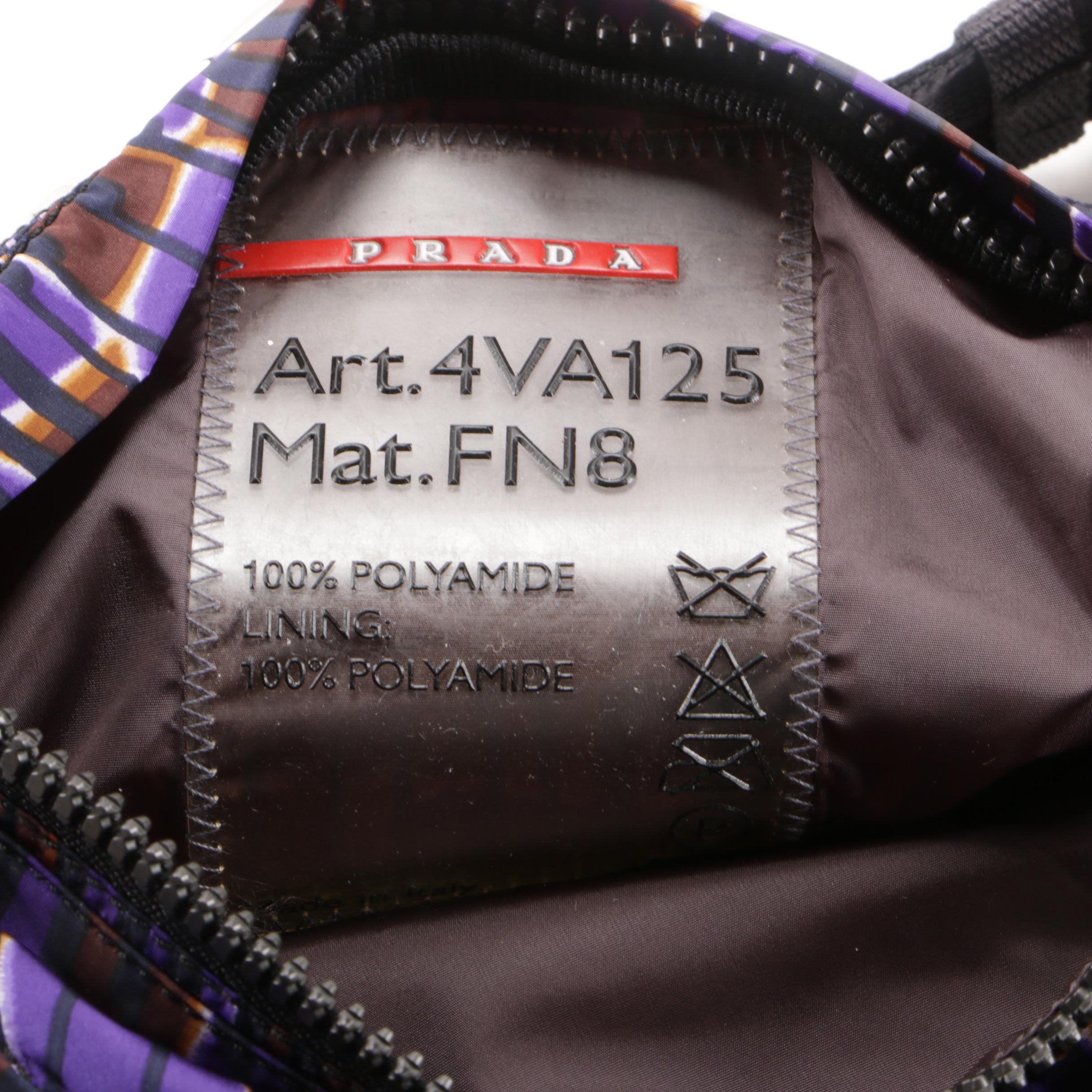 Prada Multicolor Nylon Piuma Belt Bag