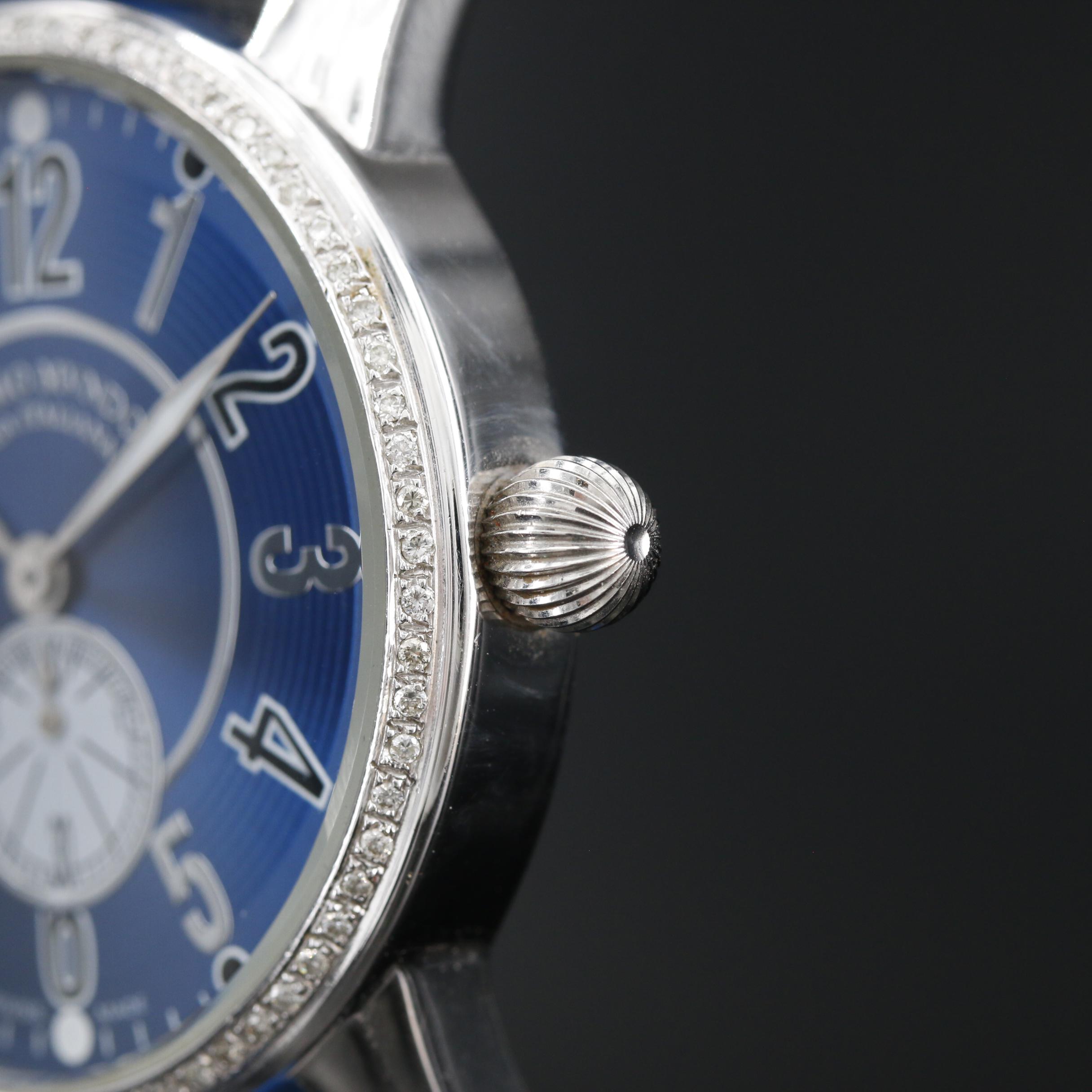 Ritmo Mundo Ocean's Twelve Diamond and Stainless Steel Quartz Watch