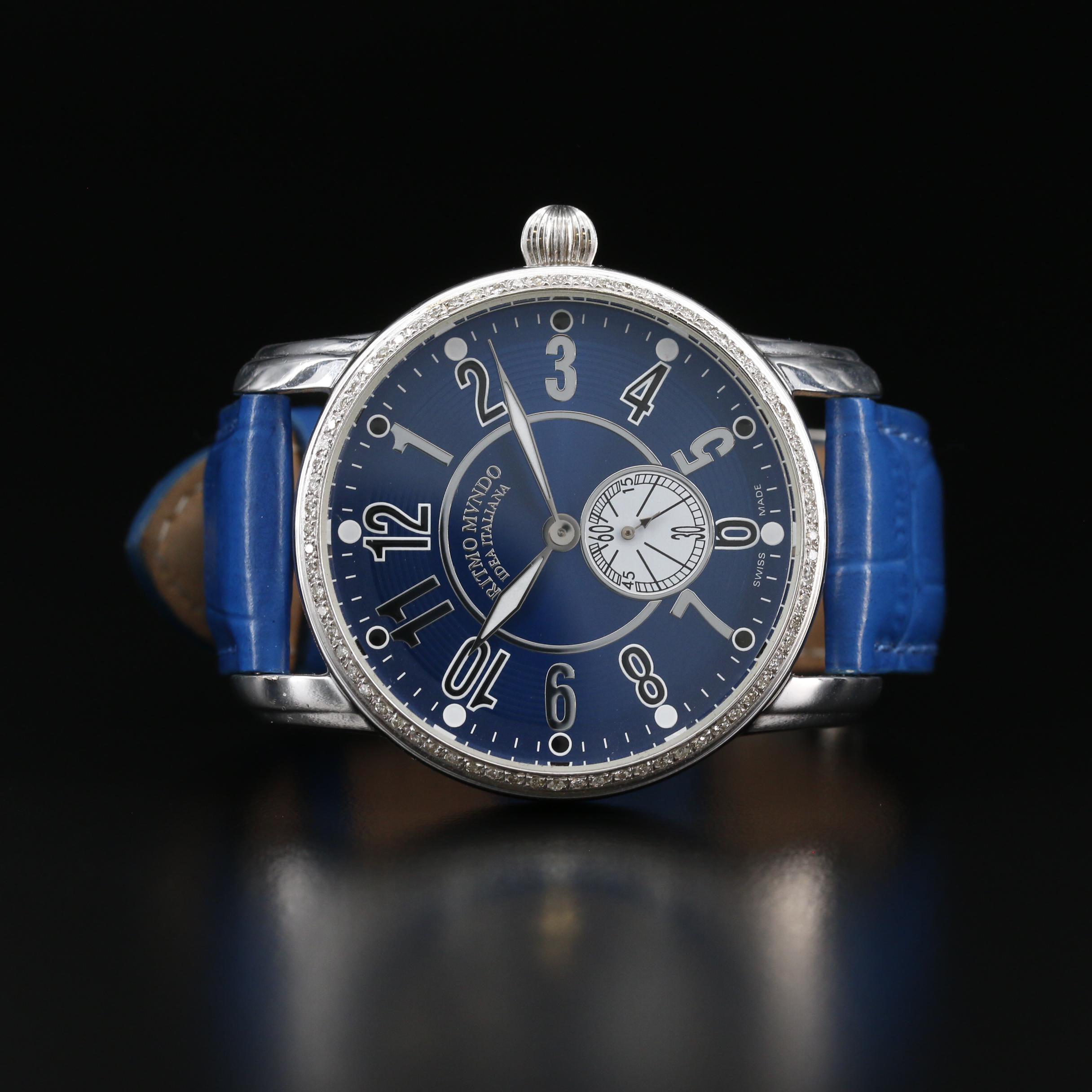 Ritmo Mundo Ocean's Twelve Diamond and Stainless Steel Quartz Watch