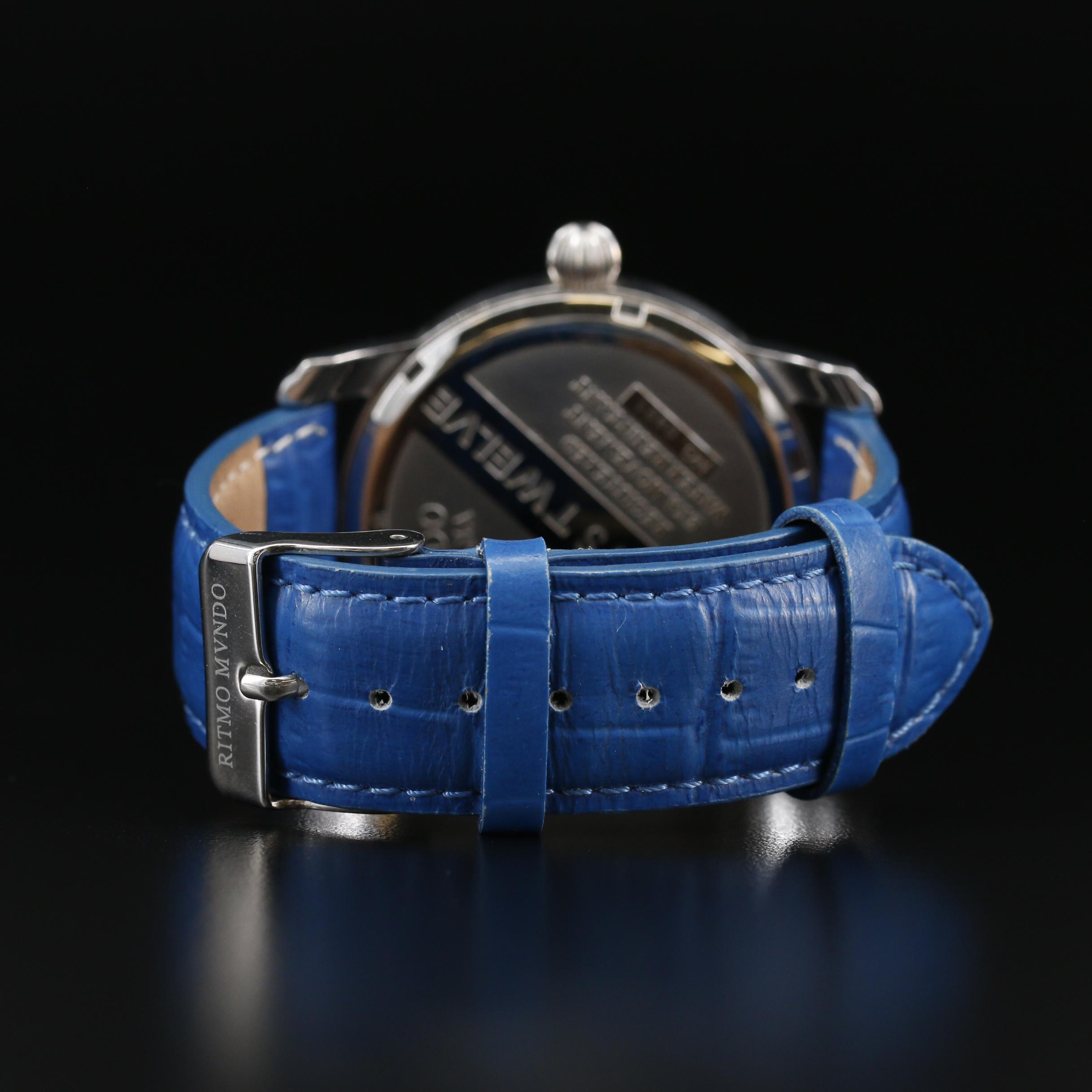 Ritmo Mundo Ocean's Twelve Diamond and Stainless Steel Quartz Watch