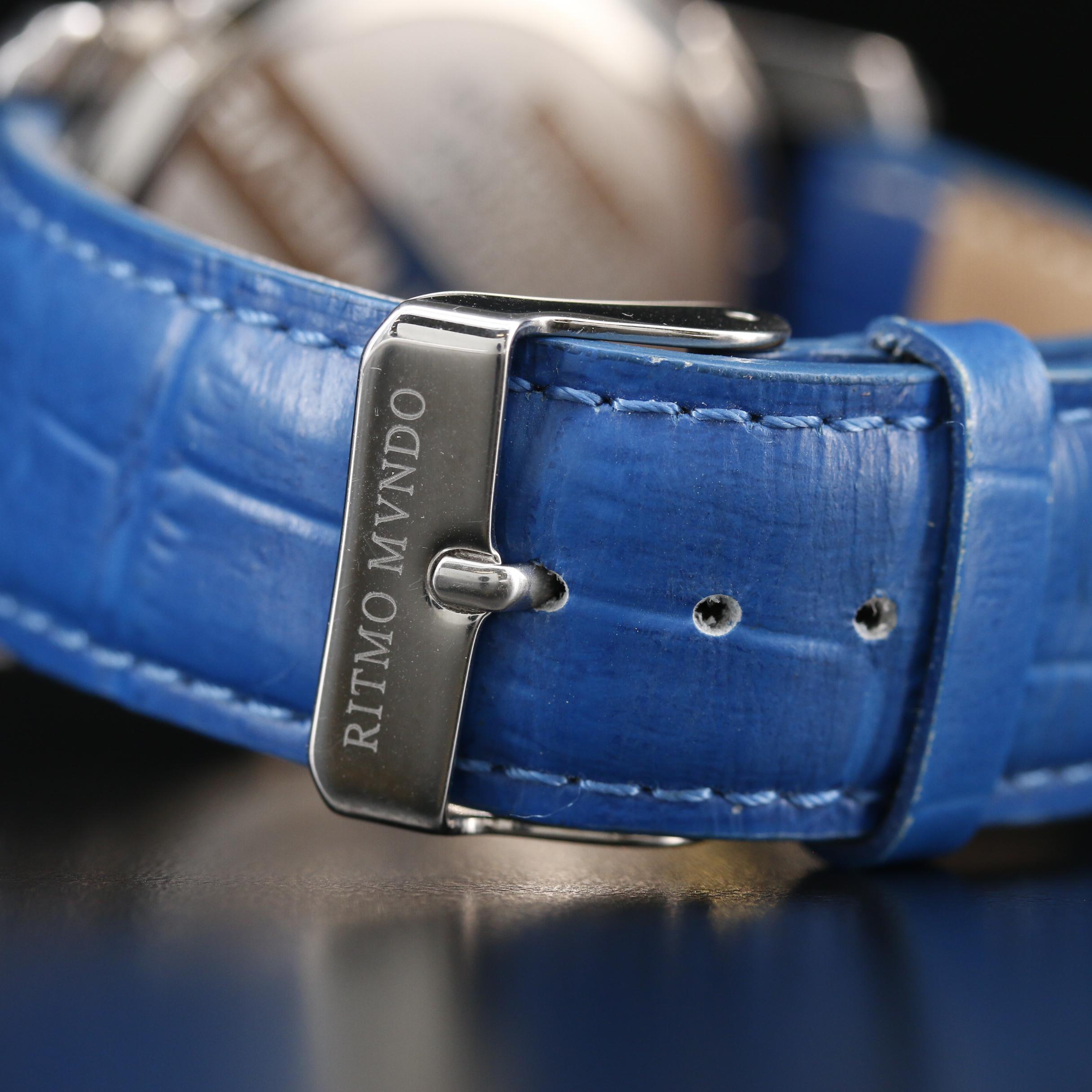 Ritmo Mundo Ocean's Twelve Diamond and Stainless Steel Quartz Watch