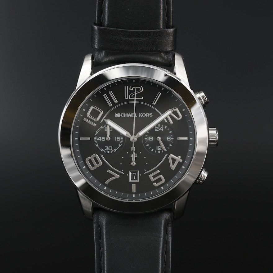 Michael Kors Mercer Chronograph Stainless Steel Wristwatch
