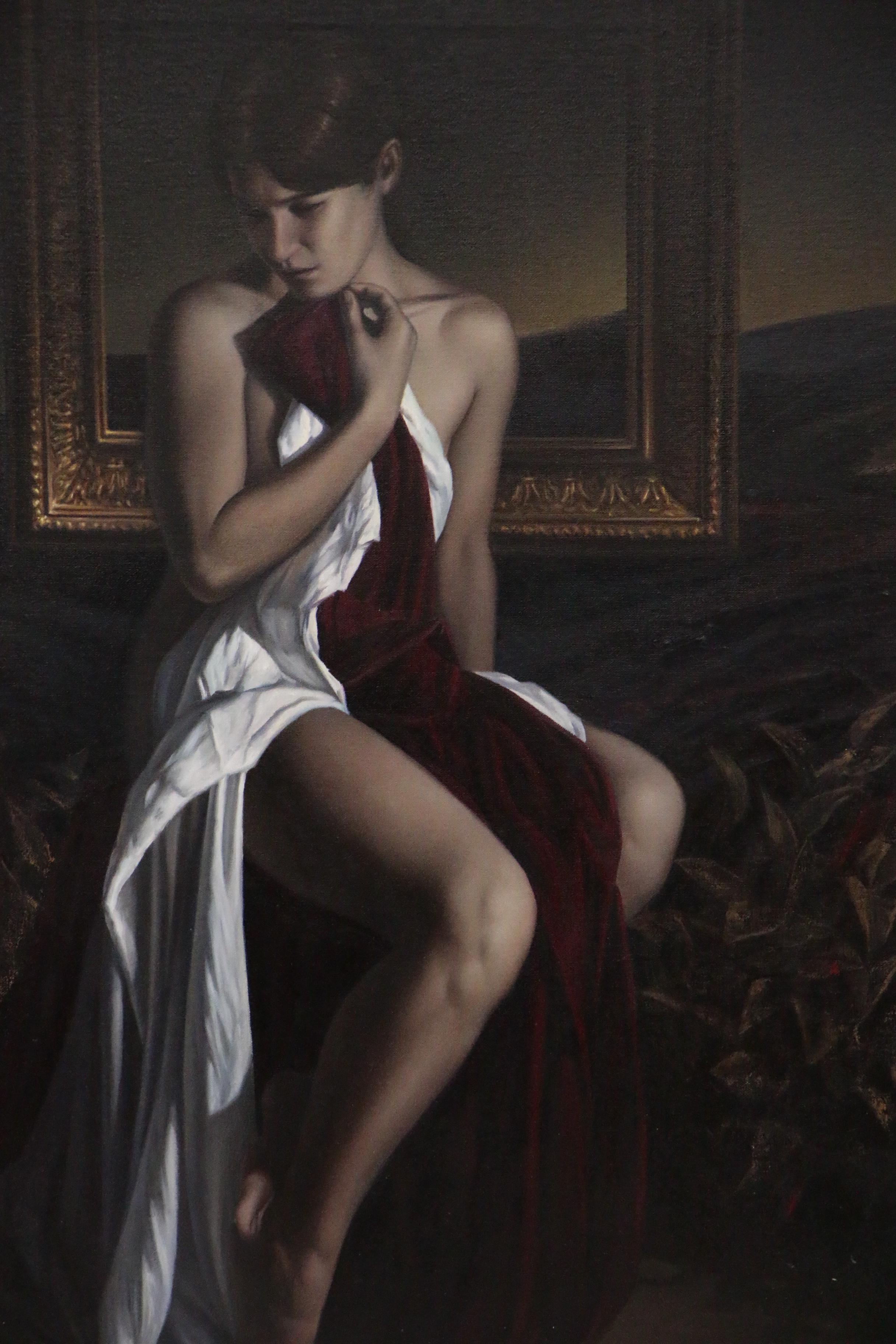 Miguel Avataneo Figural Oil Painting "Mas Allá del Alma", 2002