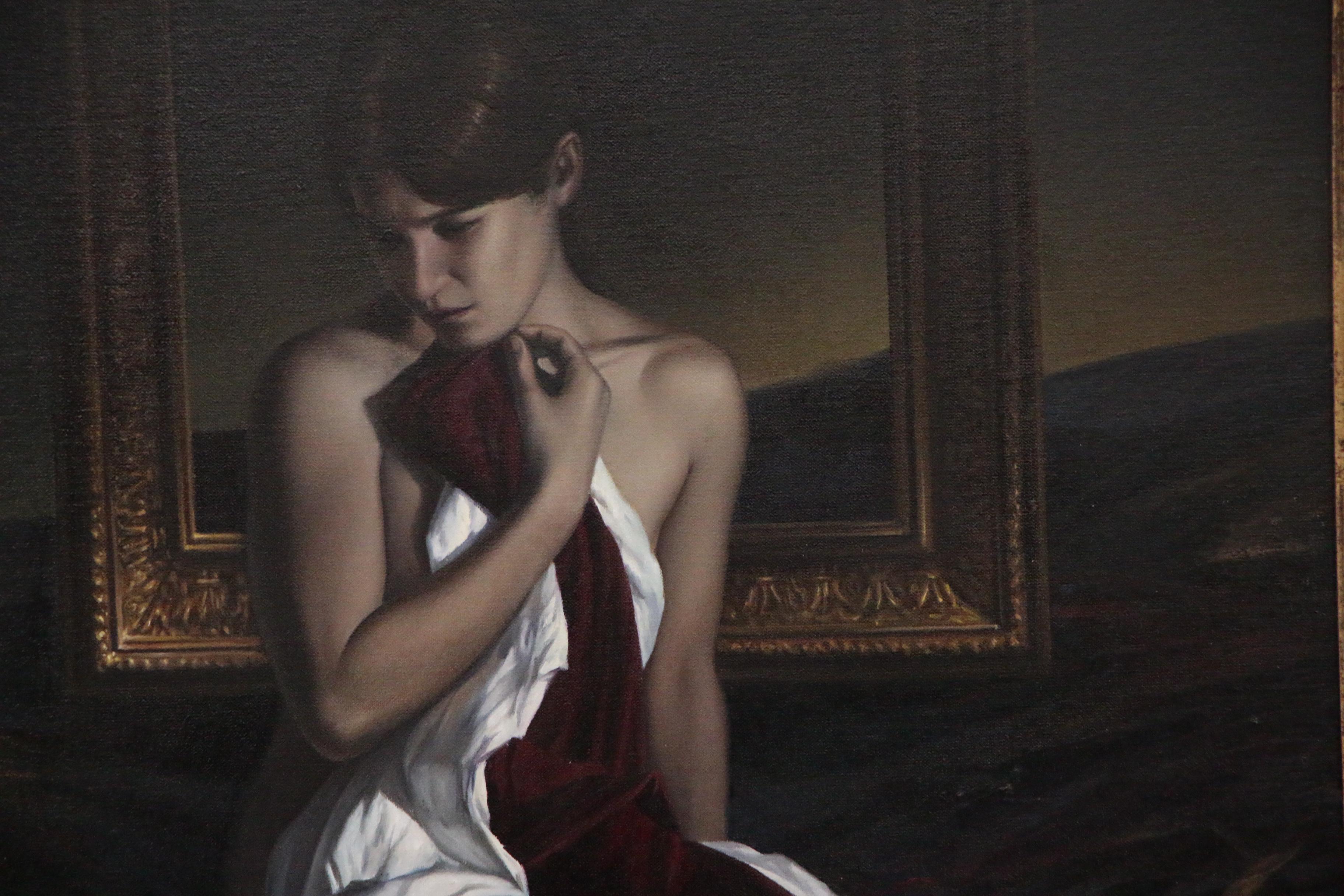 Miguel Avataneo Figural Oil Painting "Mas Allá del Alma", 2002