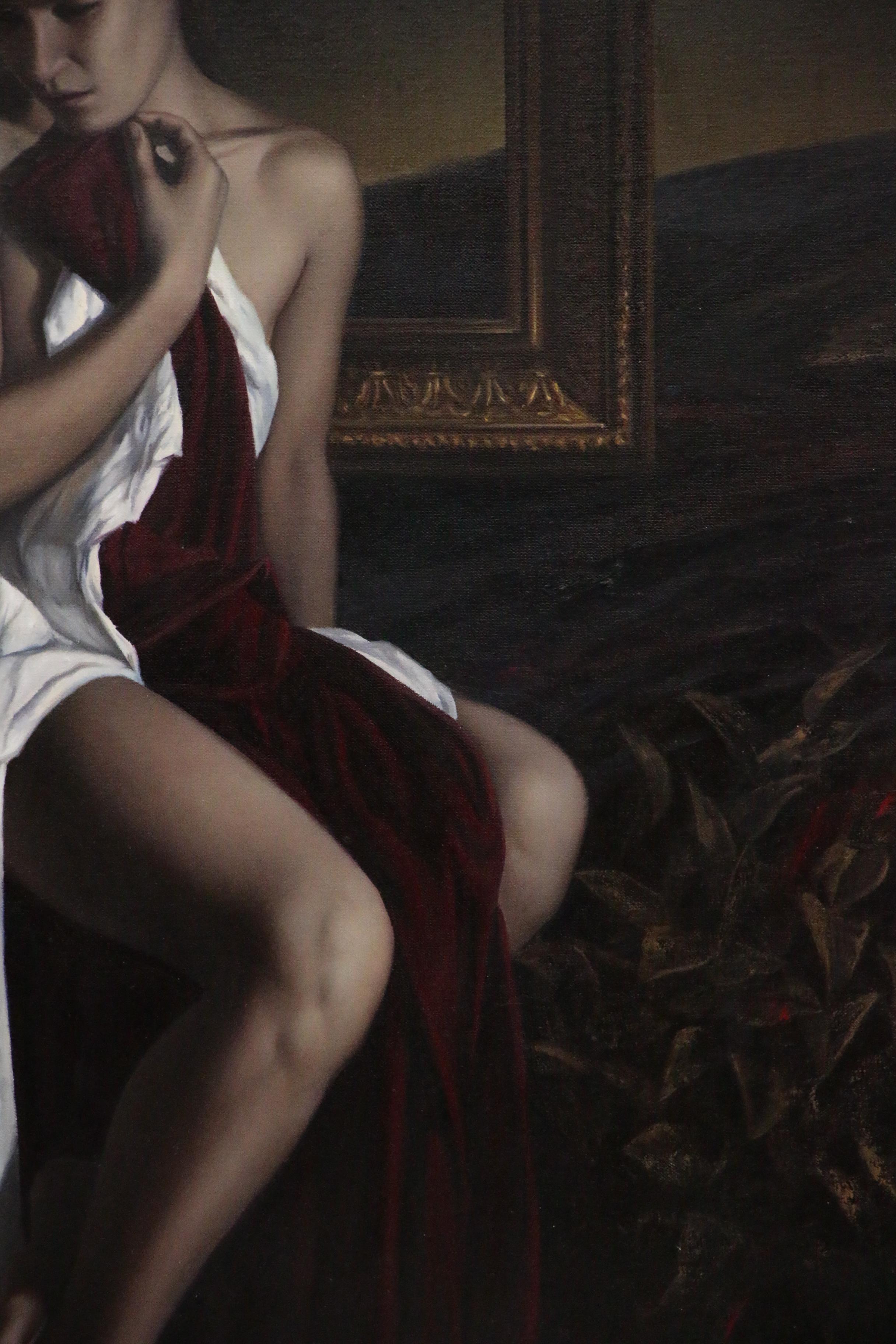 Miguel Avataneo Figural Oil Painting "Mas Allá del Alma", 2002