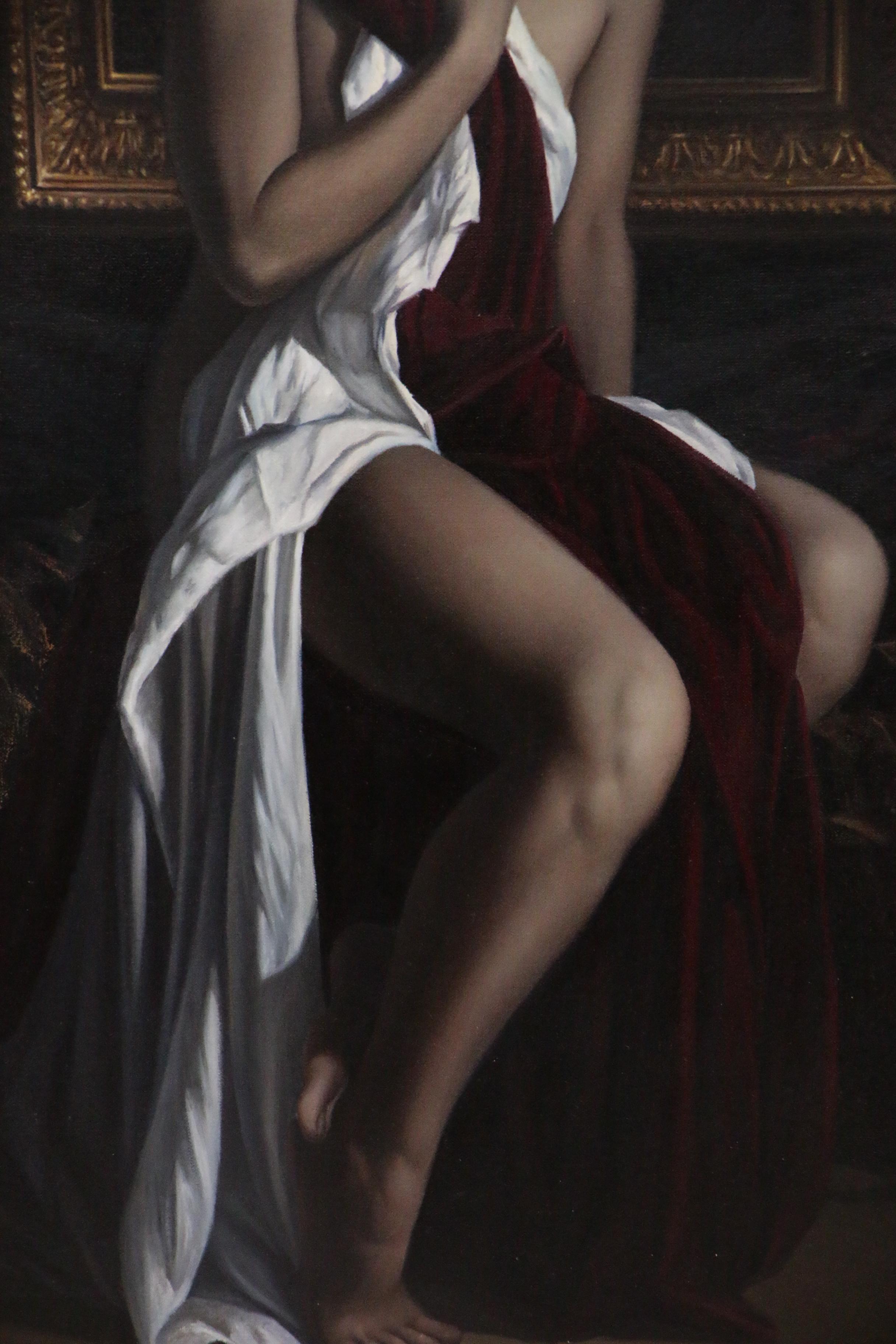 Miguel Avataneo Figural Oil Painting "Mas Allá del Alma", 2002
