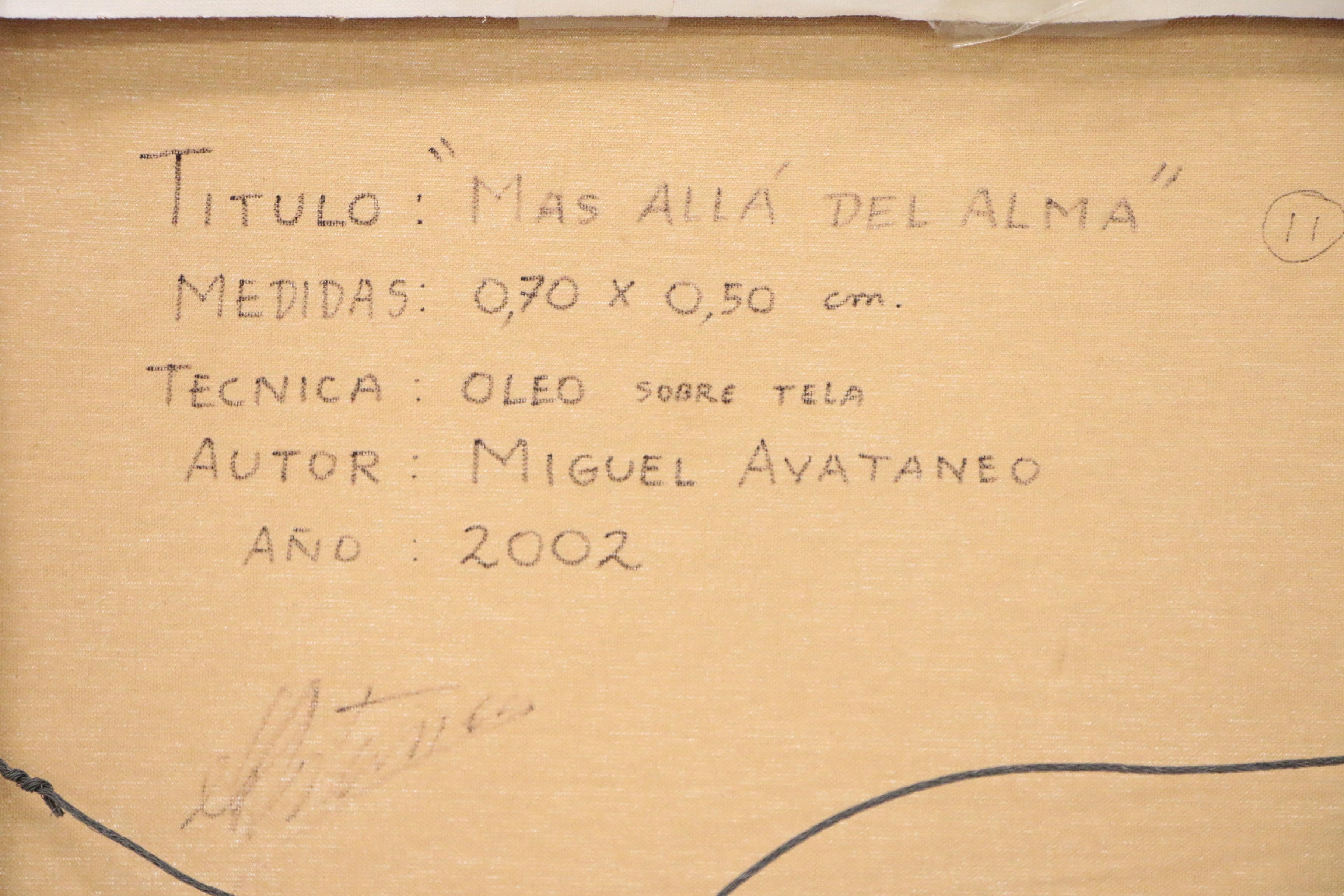 Miguel Avataneo Figural Oil Painting "Mas Allá del Alma", 2002