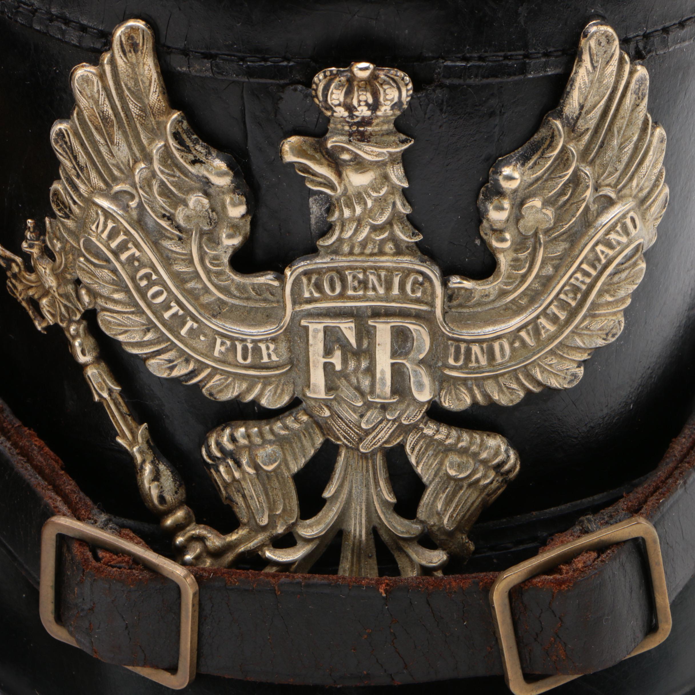 Fine Replica Models of German and Russian Pickelhaube Style Military Helmets