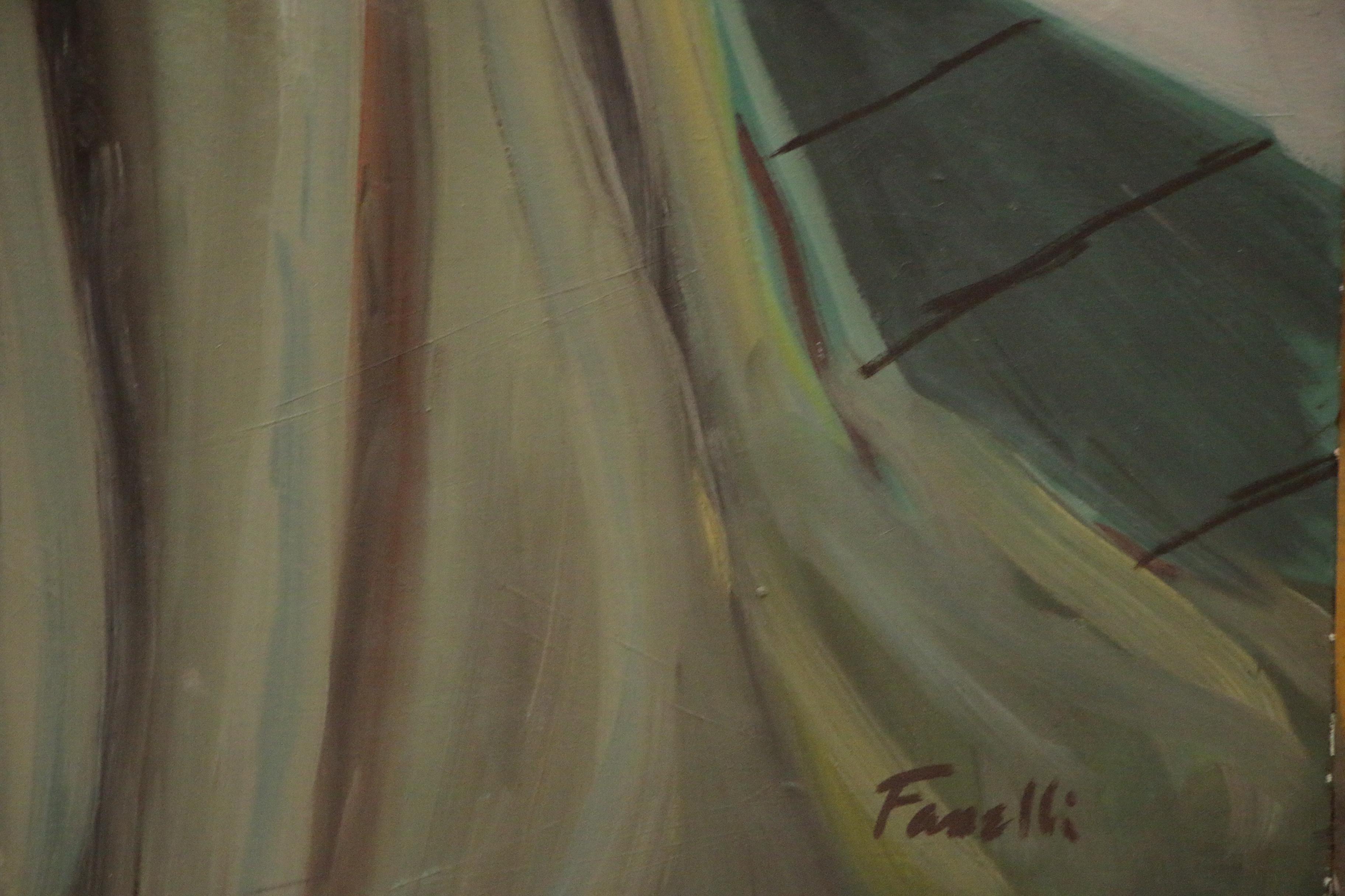 Joseph Fanelli Monumental Oil Painting "Matthew in the Mirror"