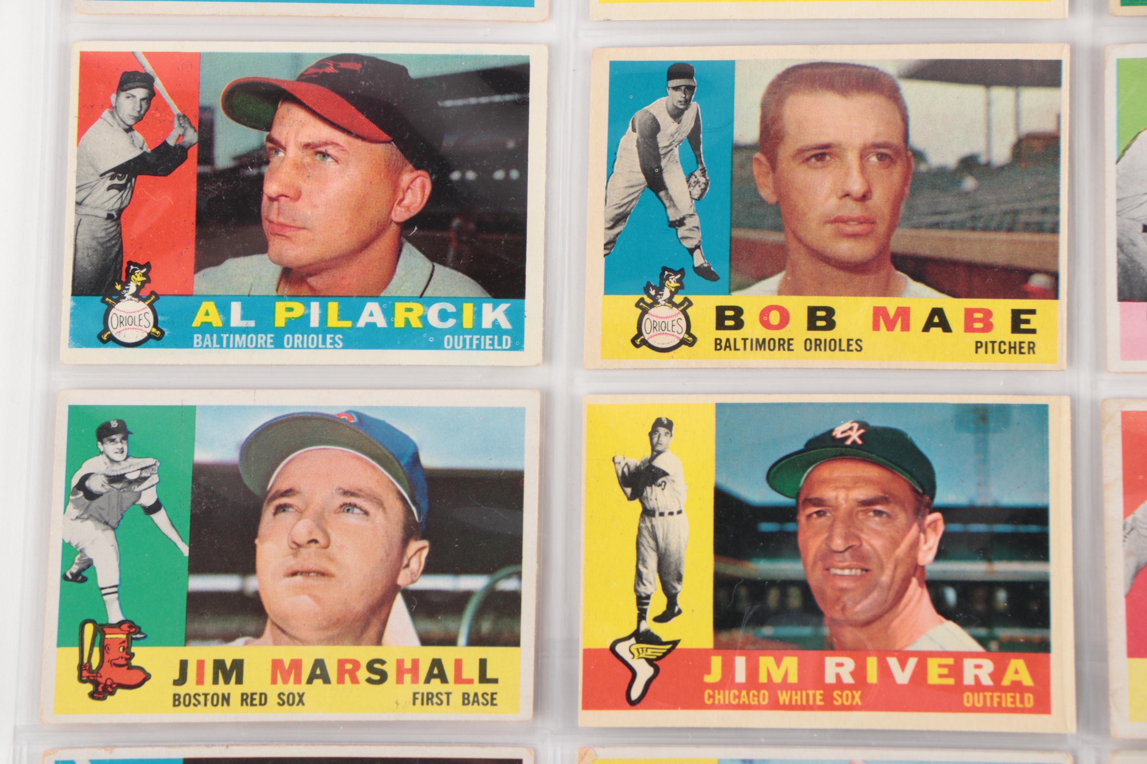 1960 Topps Baseball Cards