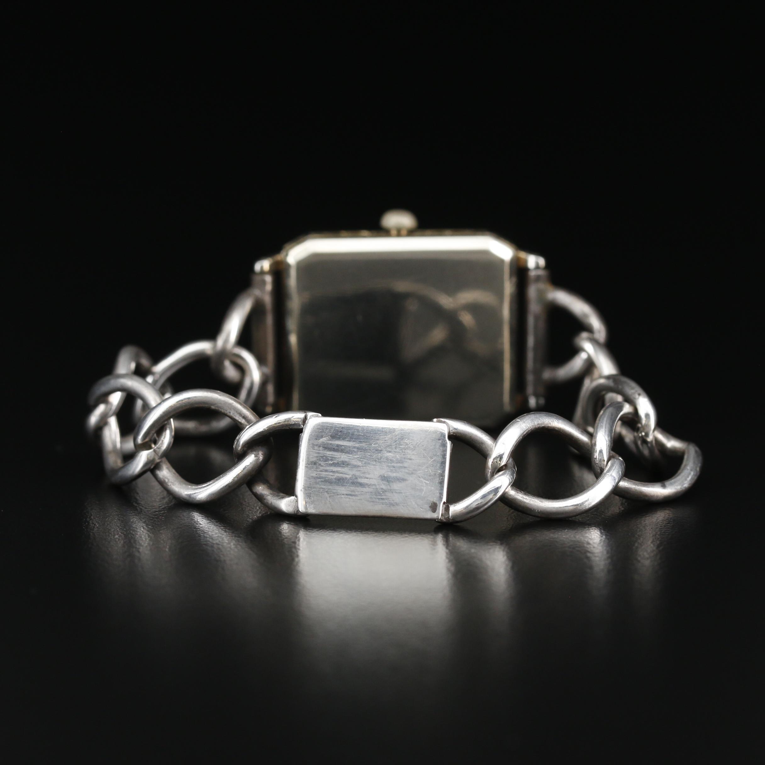 1920s Gruen Guild Gold Filled and Sterling Silver Watch