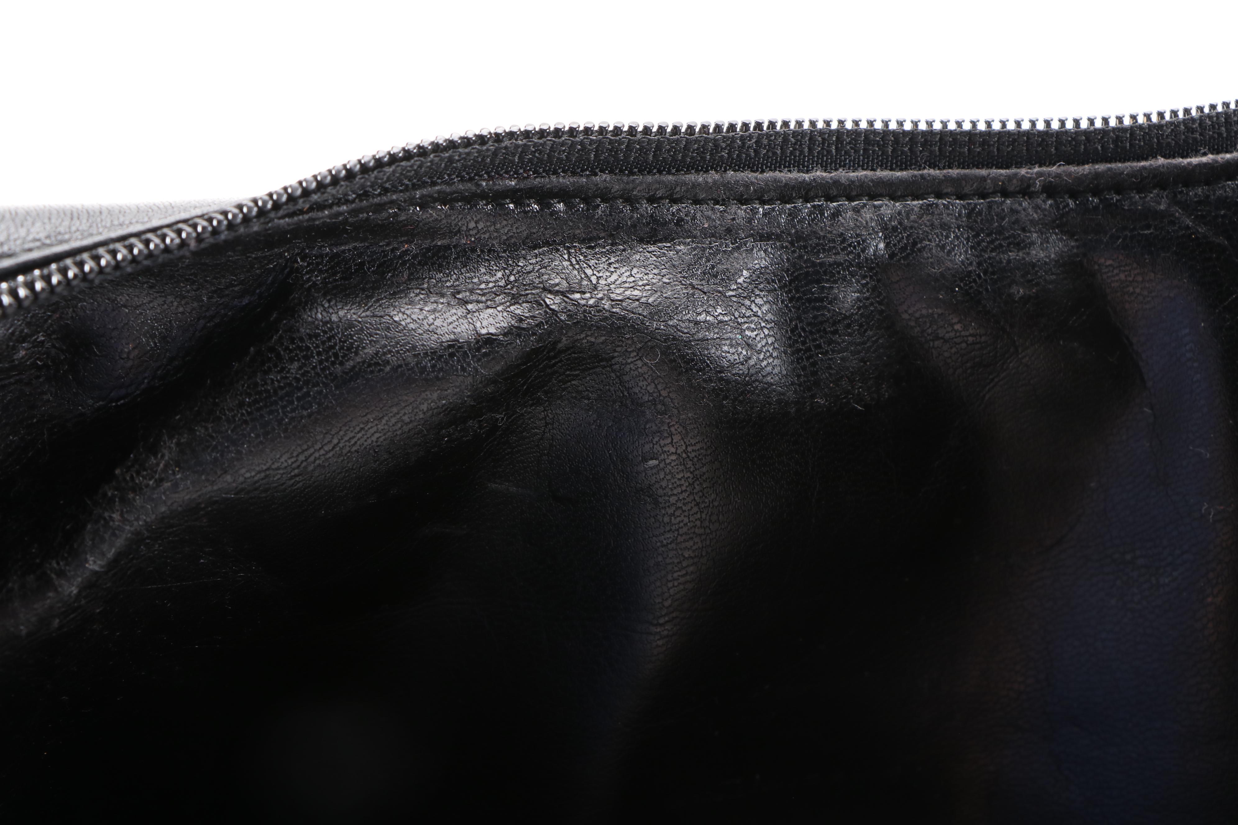 Gucci Heavy Chain Black Leather Shoulder Bag from Saks Fifth Avenue