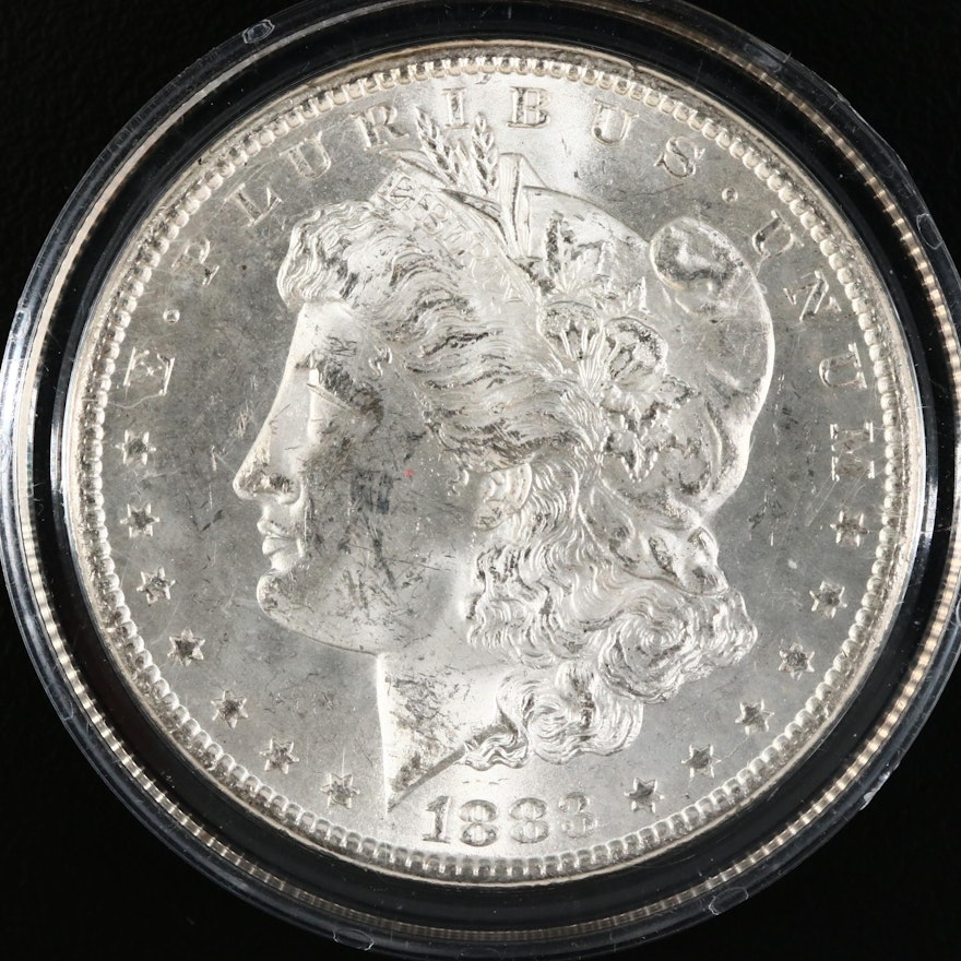 Better Date Low Mintage 1883-CC Morgan Silver Dollar