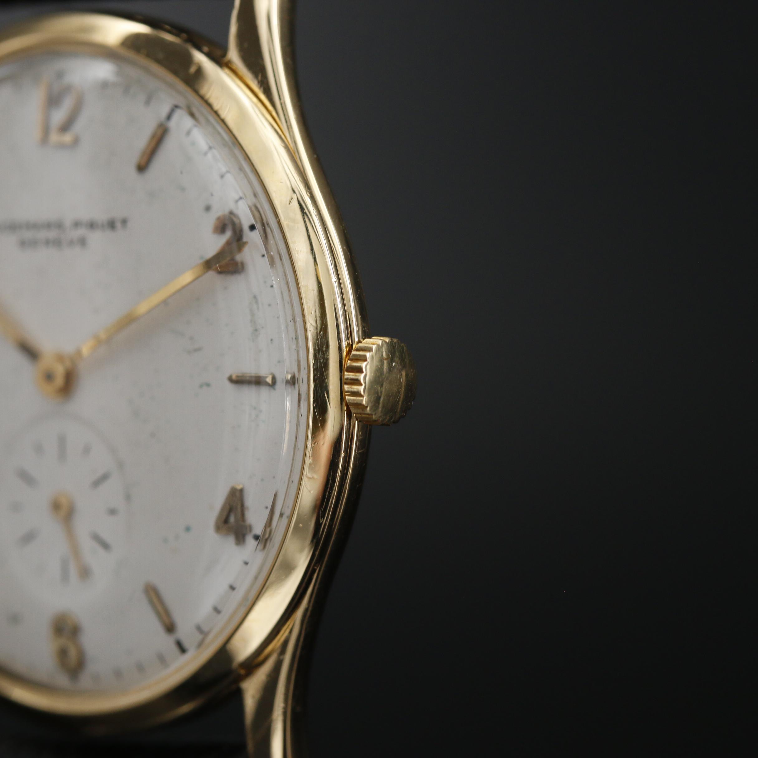 Vintage Audemars Piguet 18K Gold Stem Wind Watch