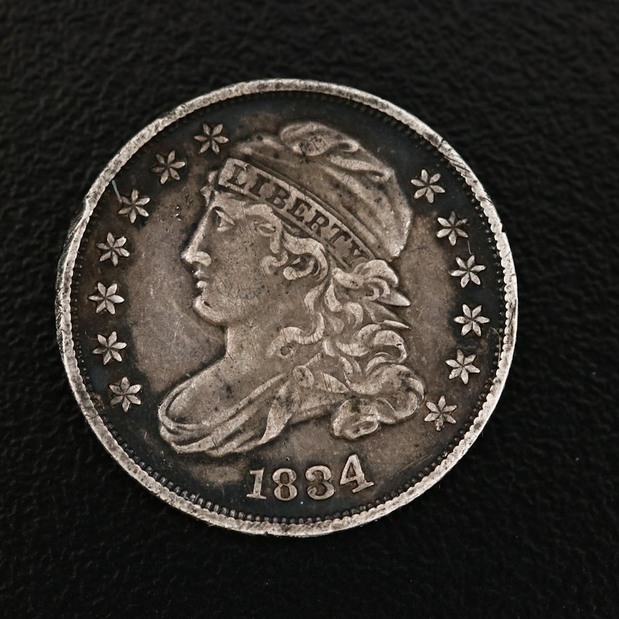 High Grade 1834 Capped Bust Silver Dime