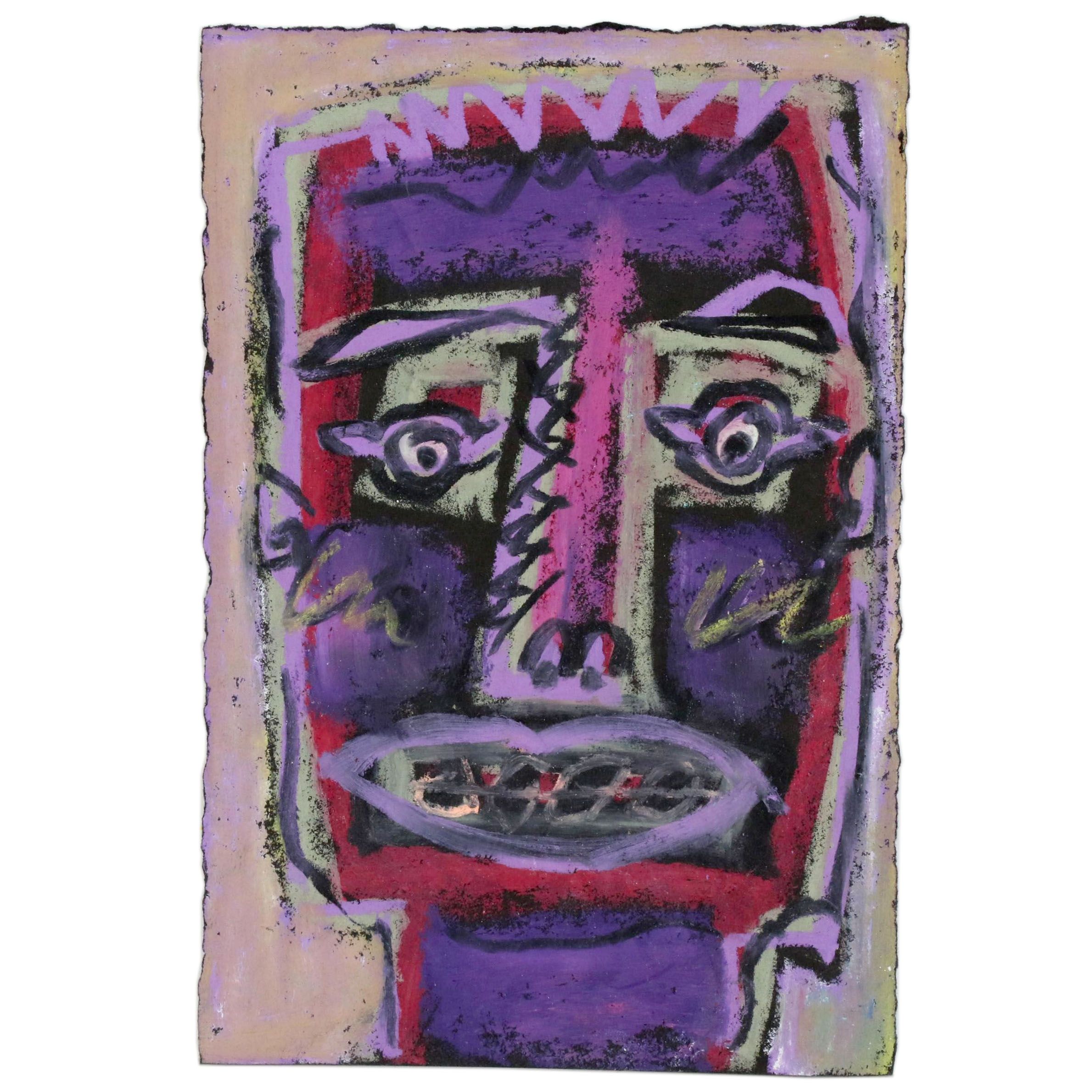 Merle Rosen Abstract Pastel Portrait, 2003