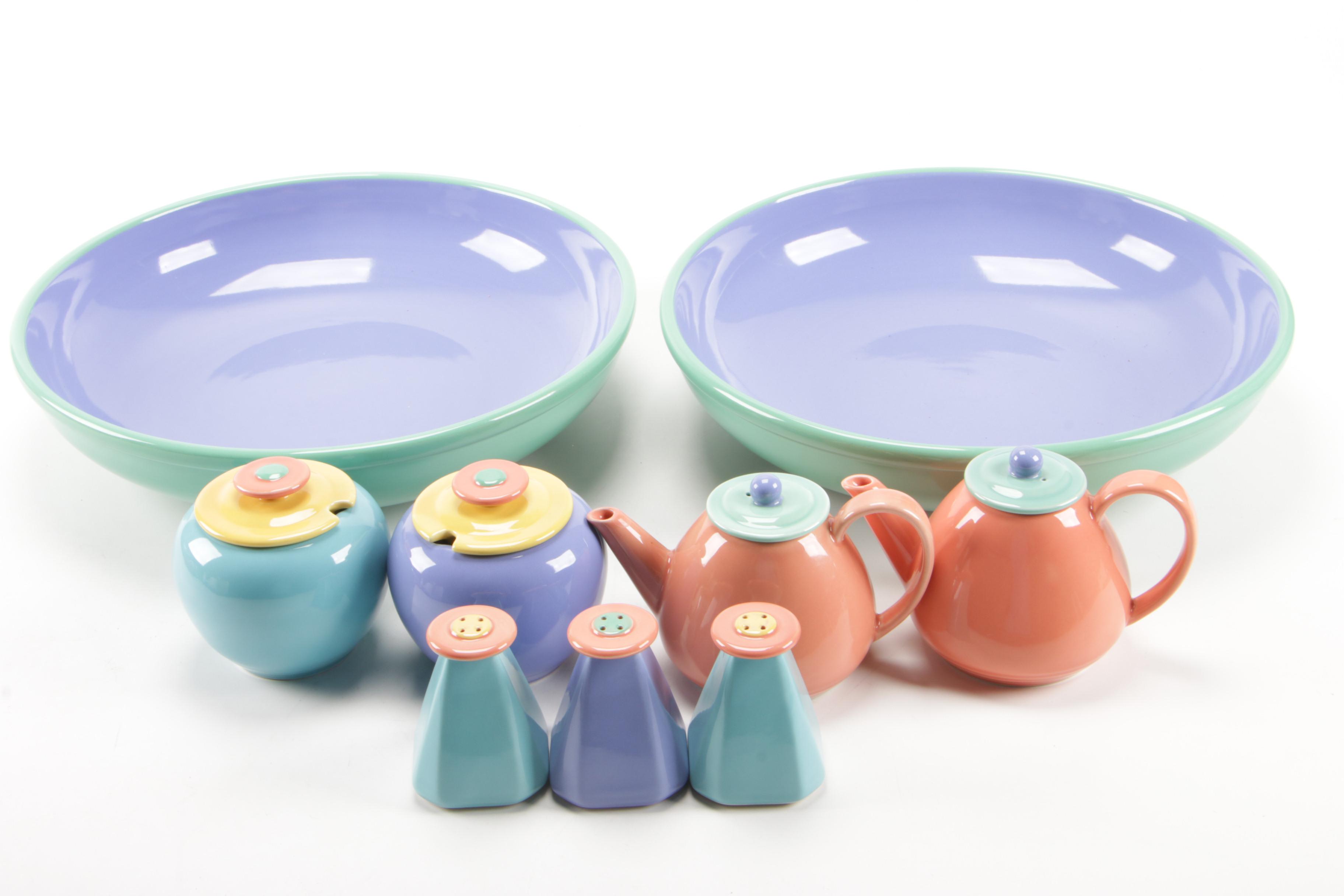 Lindt-Stymeist "Colorways" Stoneware Dinnerware and Serveware Set