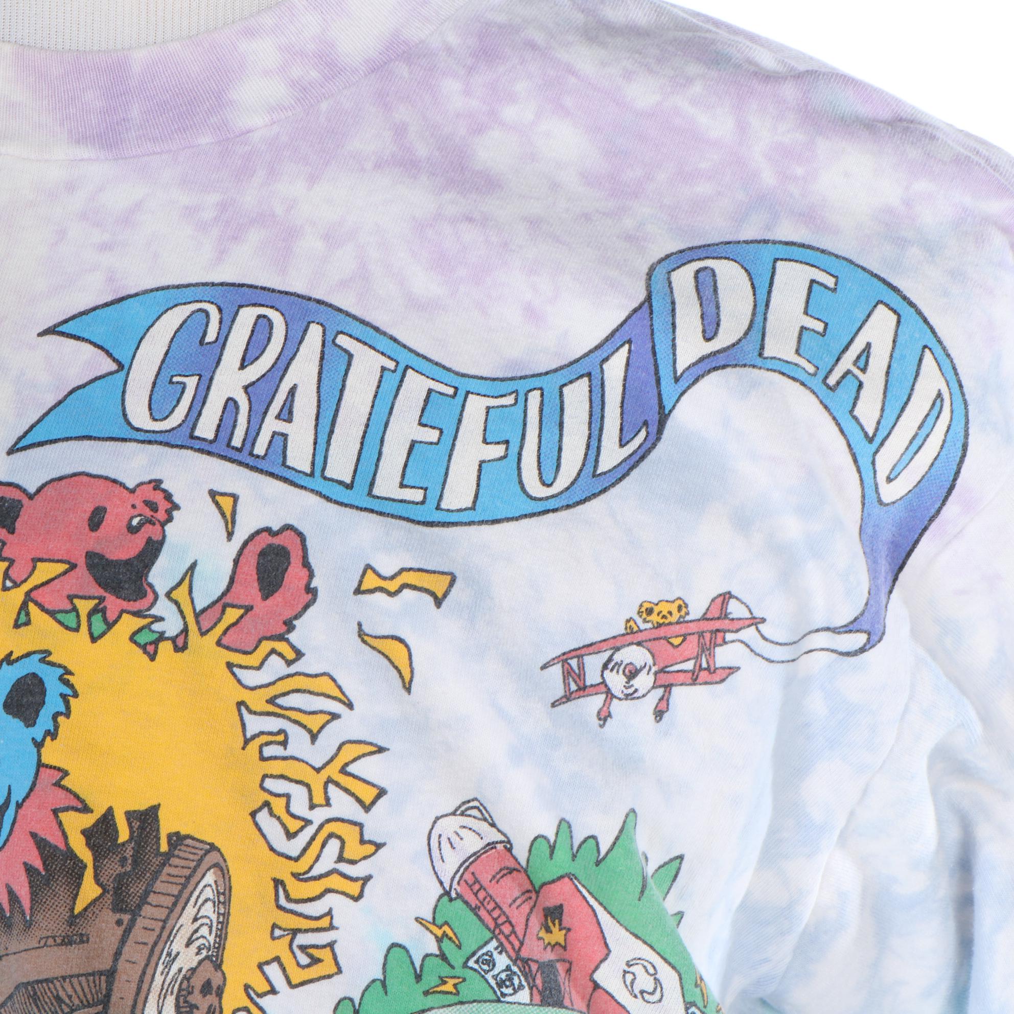 Grateful Dead 1993 Summer Tour and Rise & Fall Tour T-Shirts
