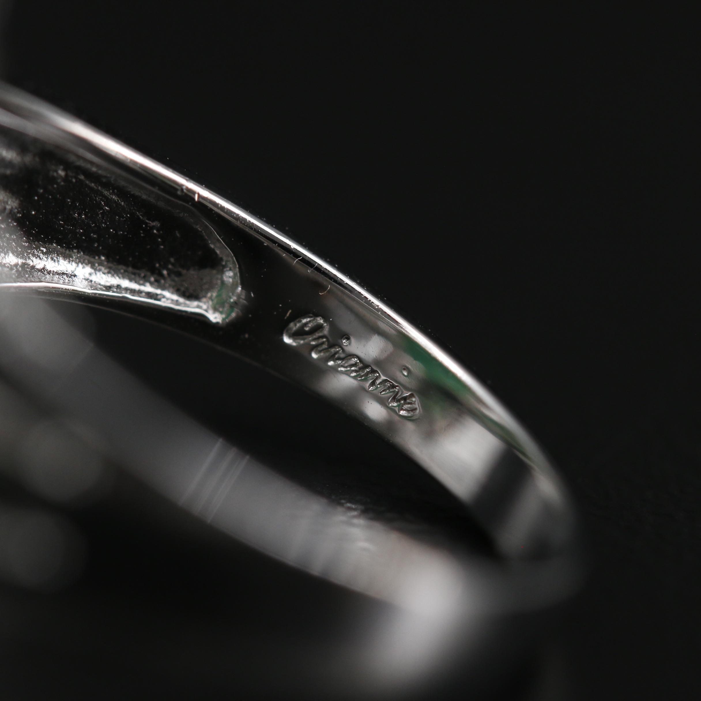 Sterling Silver Beryl and Sapphire Ring