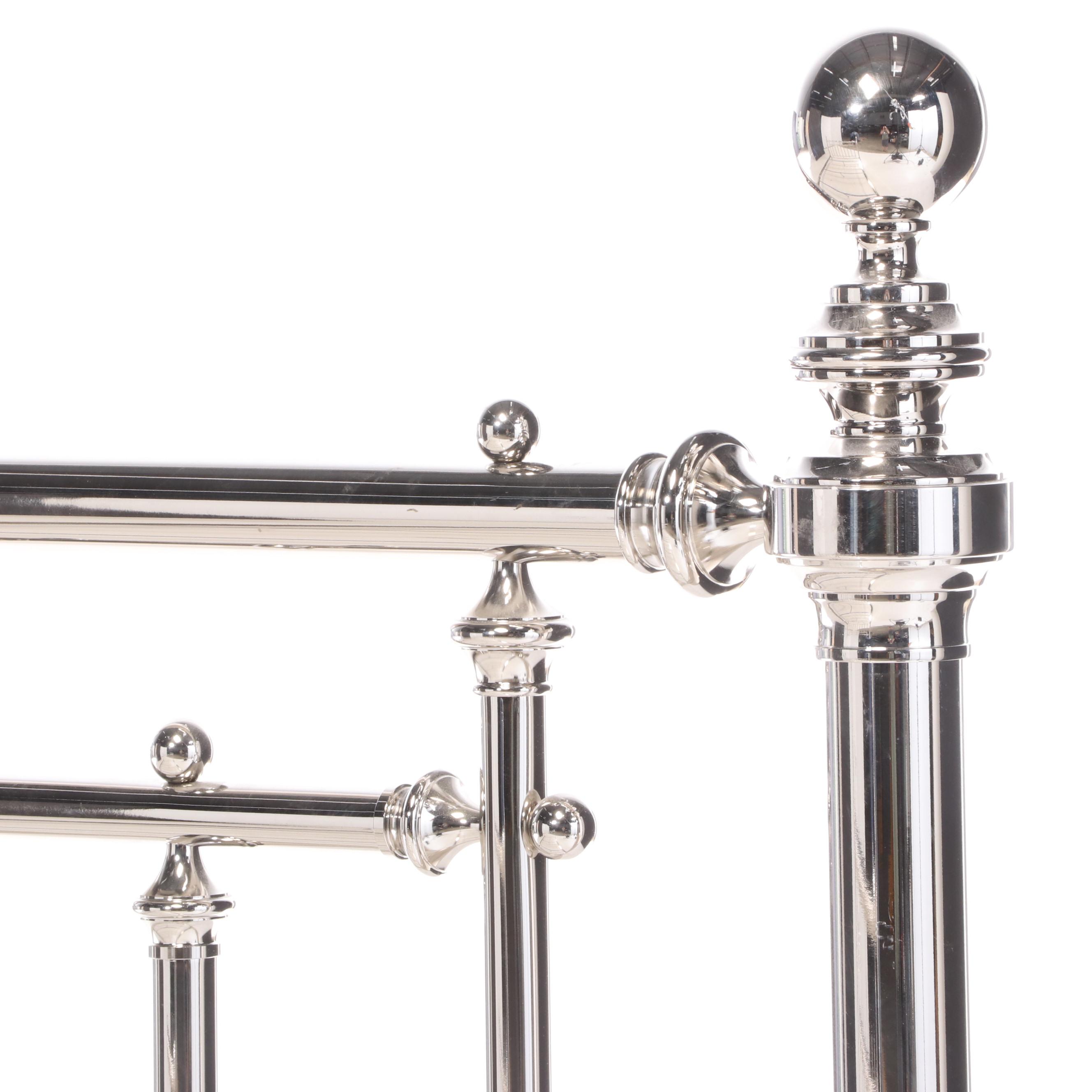 Bernhardt Furniture Chrome Bed Frame in Queen Size