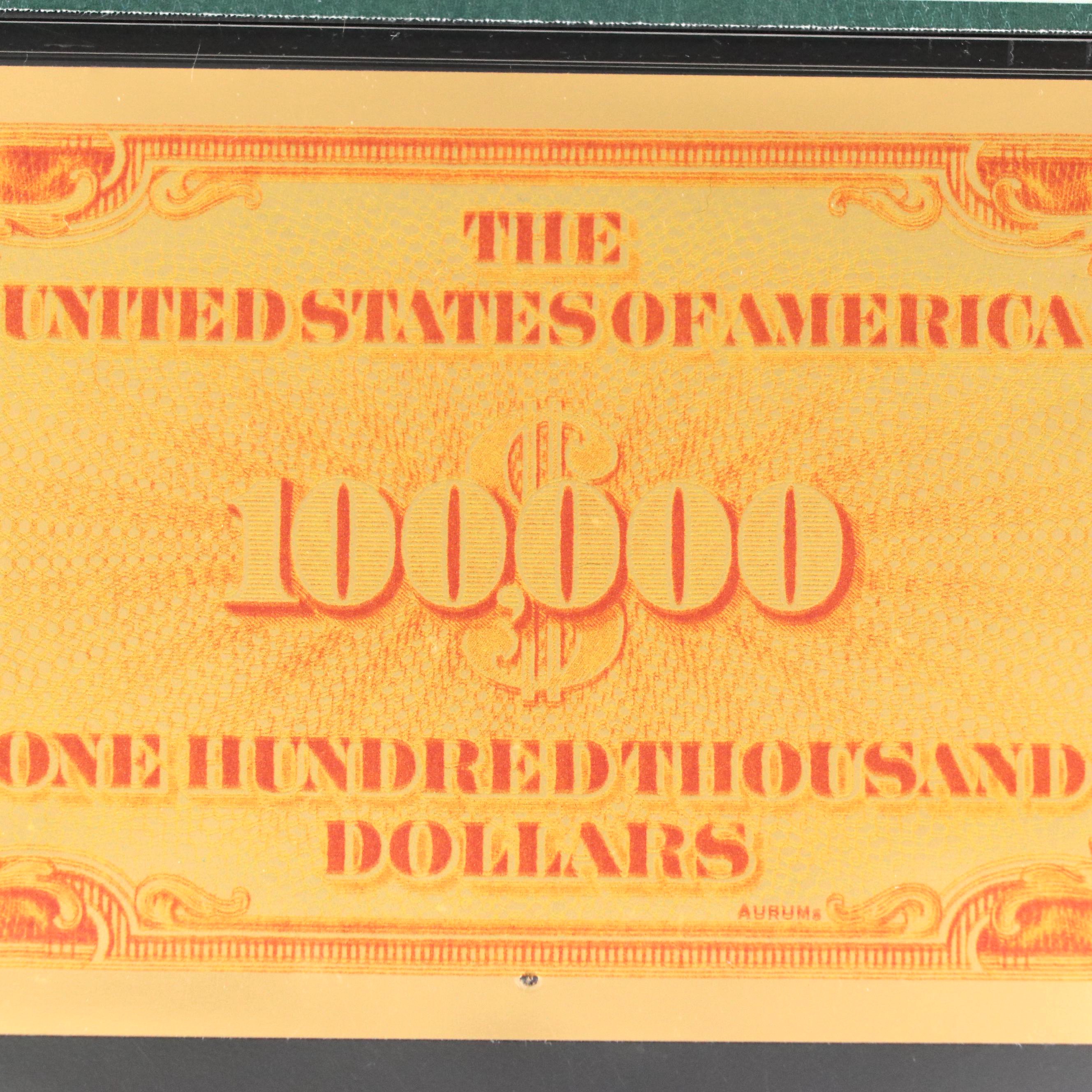 PMG Graded Gem Uncirculated "Smithsonian Edition" Gold Certificate