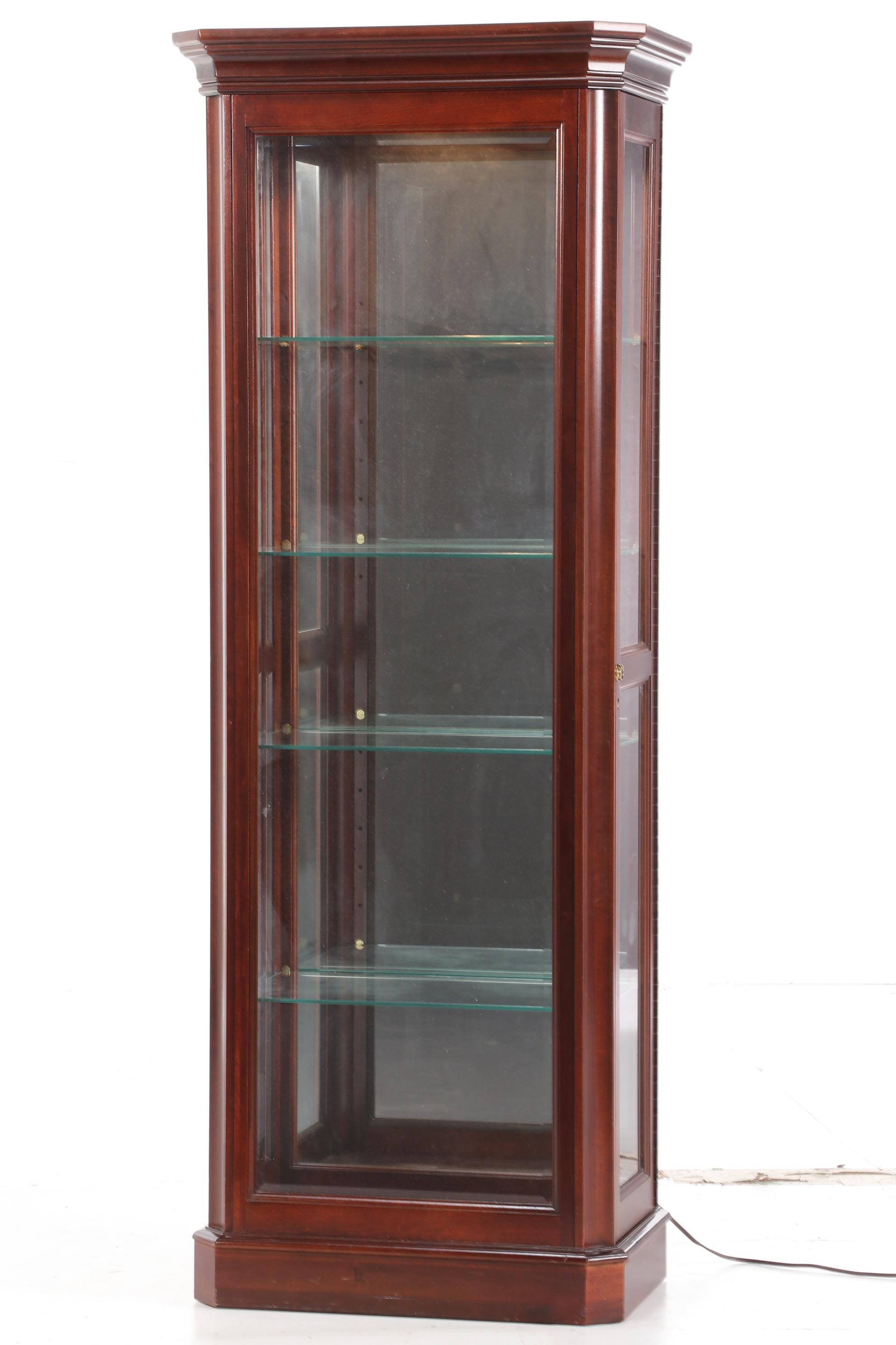 Jasper Cabinet Company Illuminated Display Cabinet, Late 20th Century