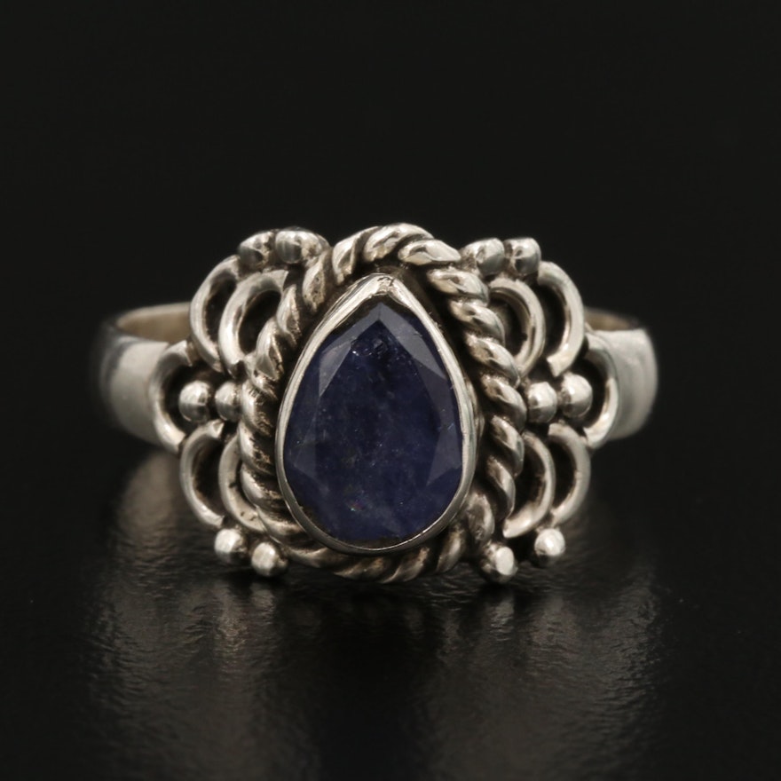 Sterling Silver Tanzanite Ring