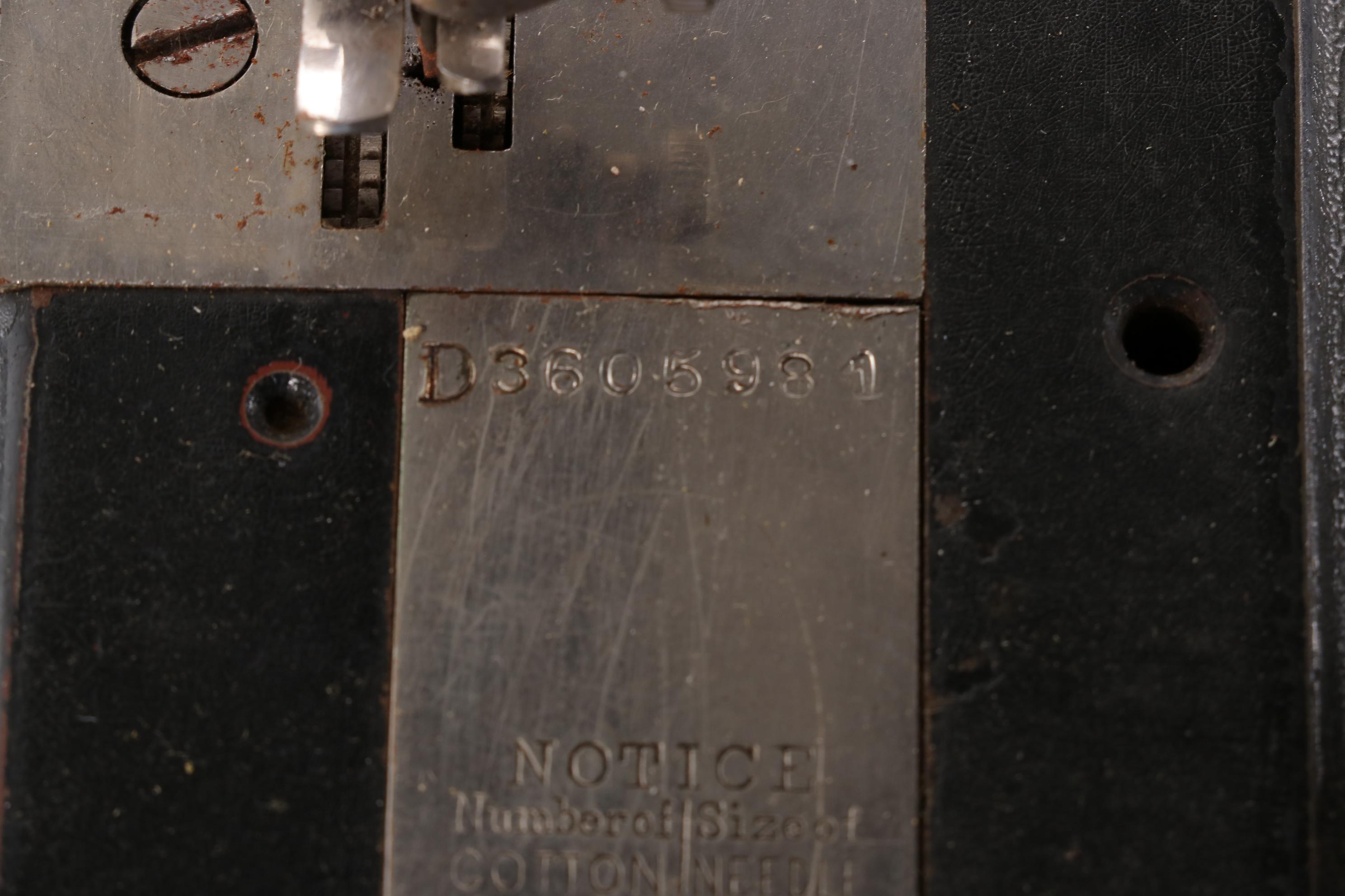 Minnesota "Model A" Sewing Machine with Original Receipt, Early 20th Century