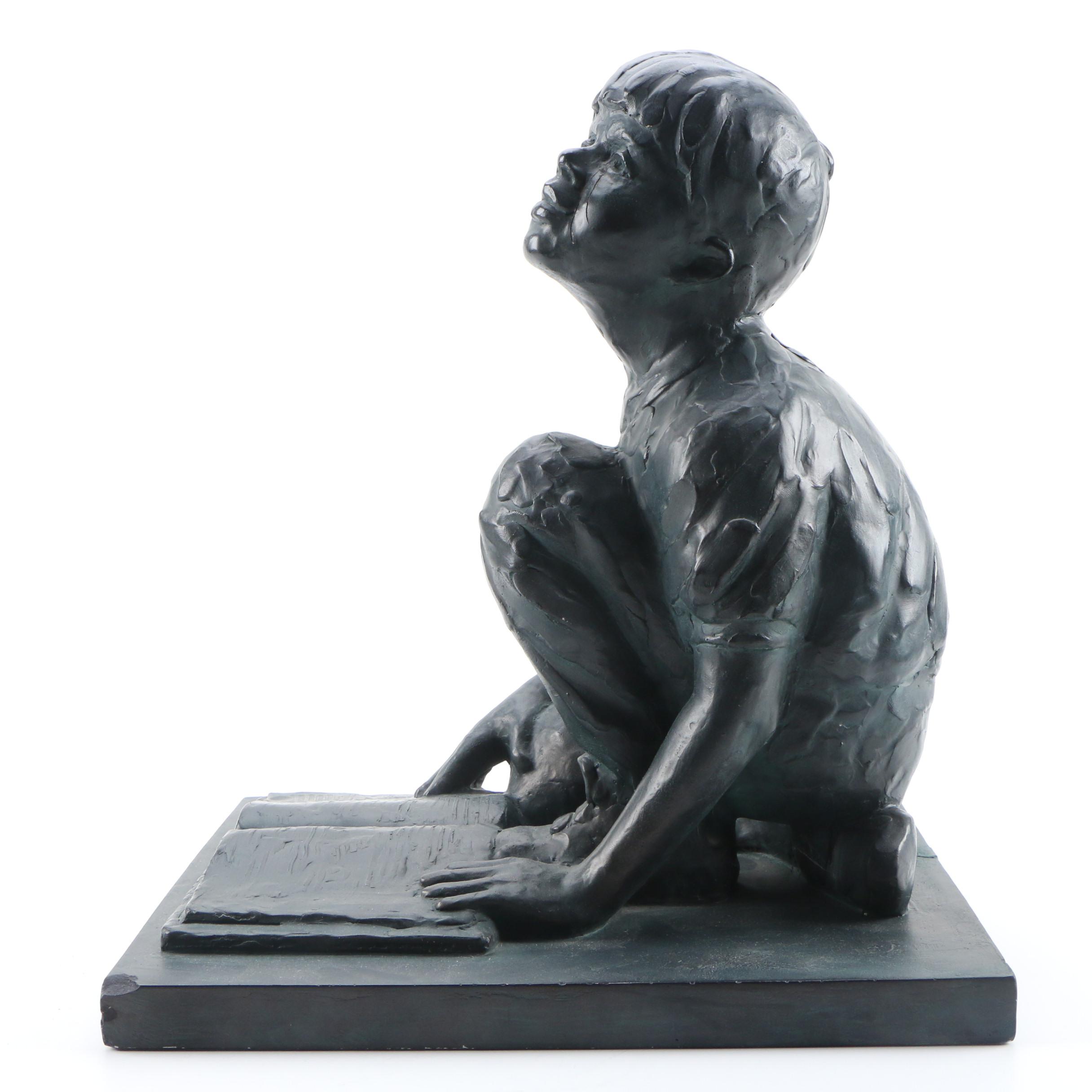 Gary Lee Price Cast Bronze Sculpture "Day Dreams I," 2000