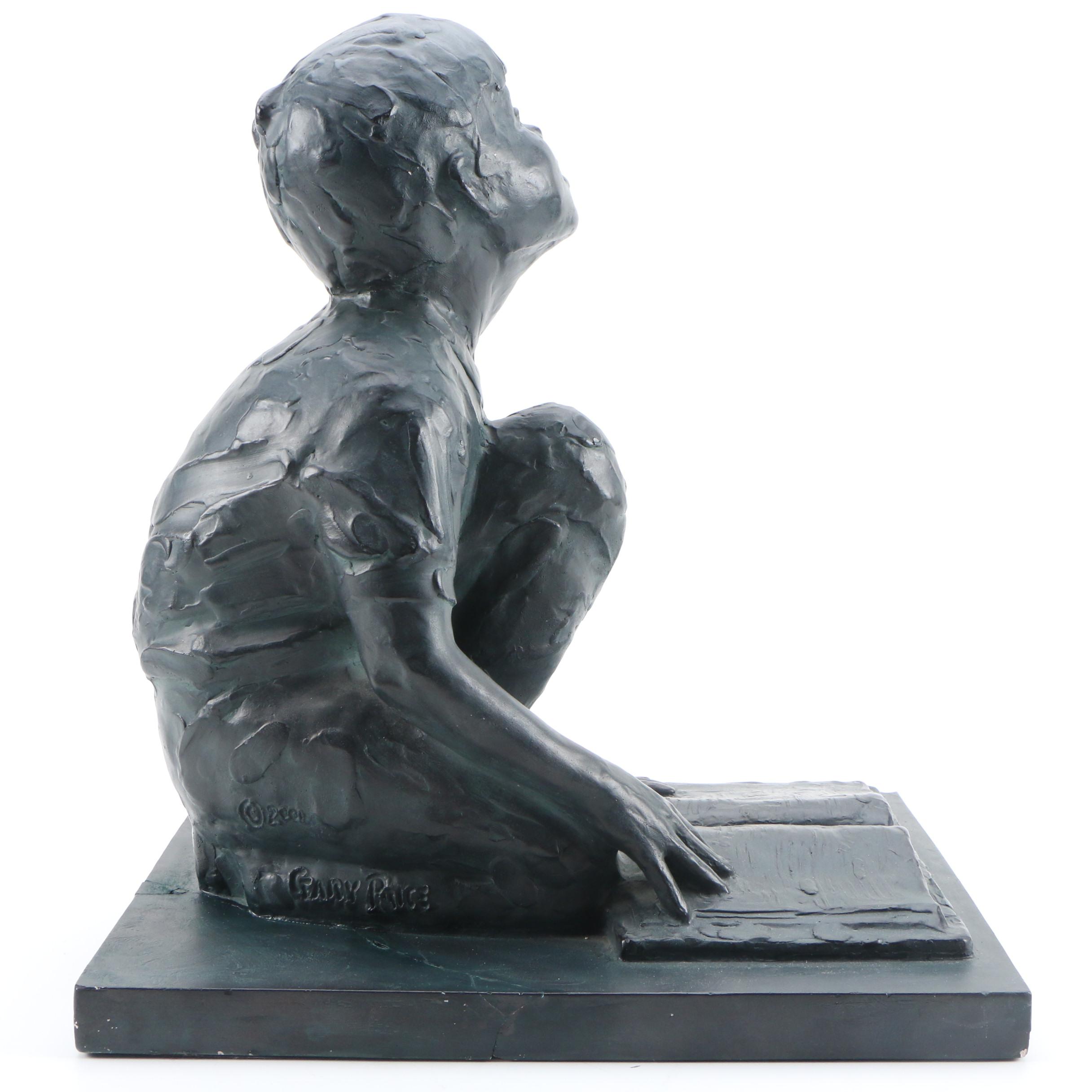 Gary Lee Price Cast Bronze Sculpture "Day Dreams I," 2000