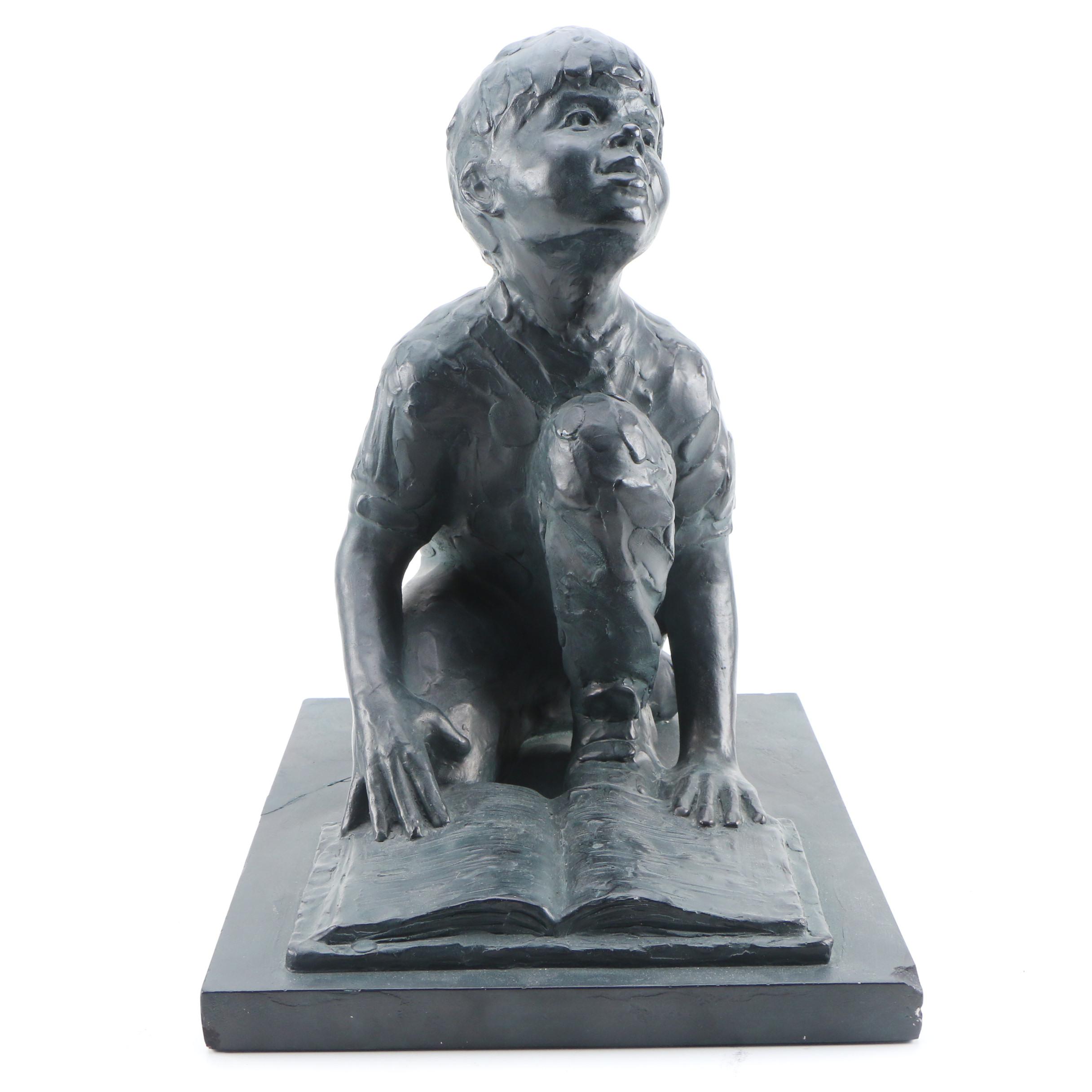 Gary Lee Price Cast Bronze Sculpture "Day Dreams I," 2000