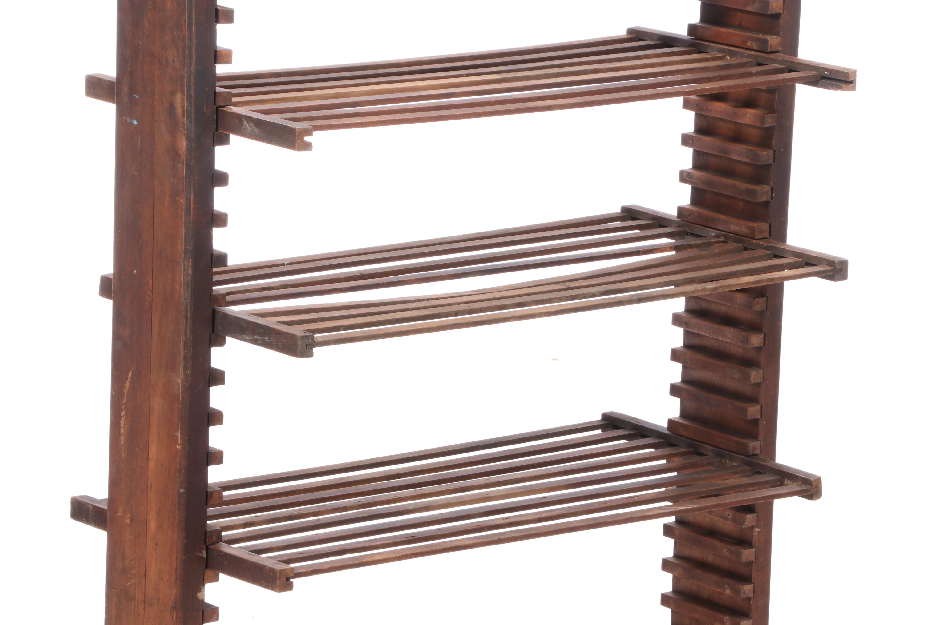 Industrial Trestle-Base Drying Rack
