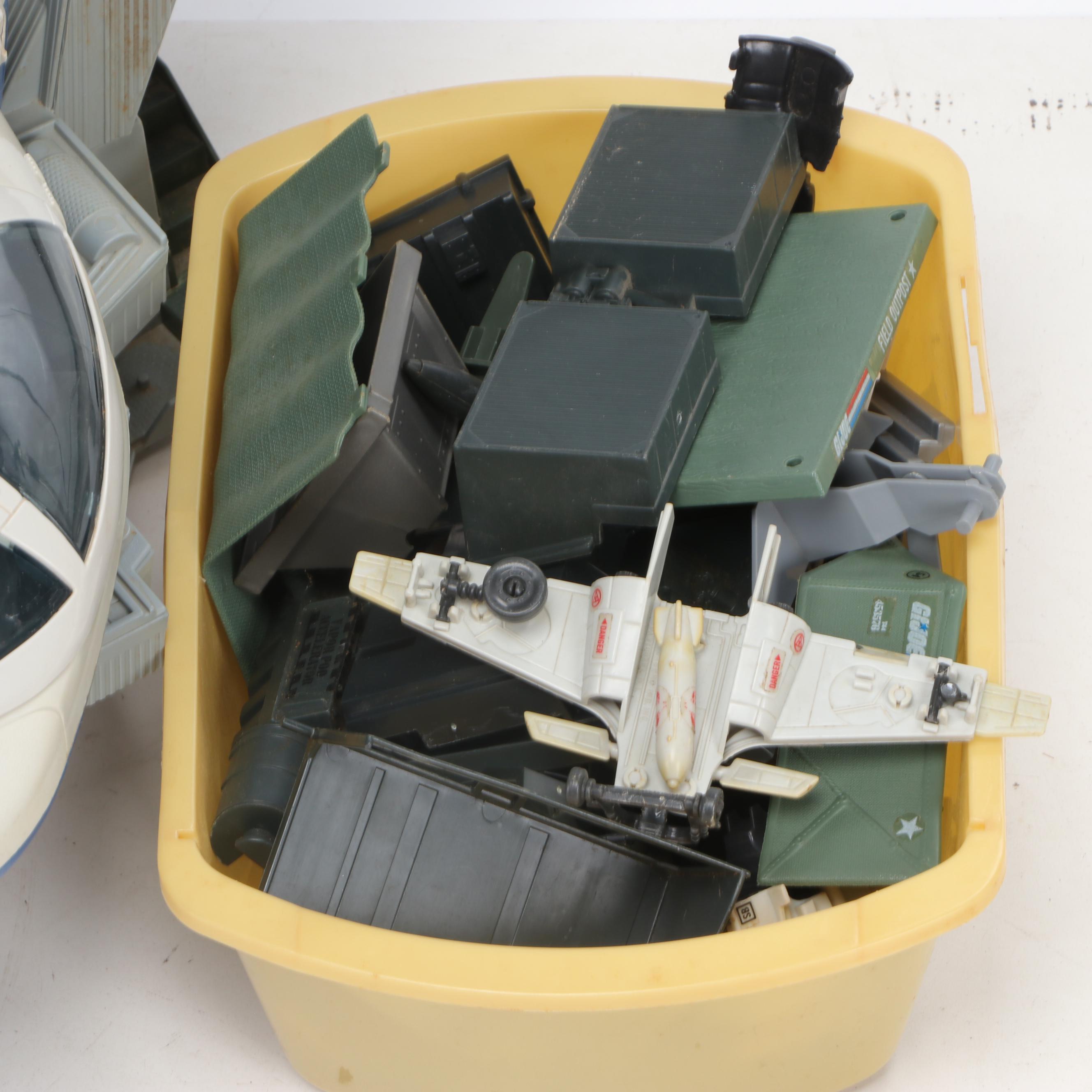 Hasbro G.I. Joe 7 Defiant Space Station/Shuttle and Star Wars Figures, 1980s