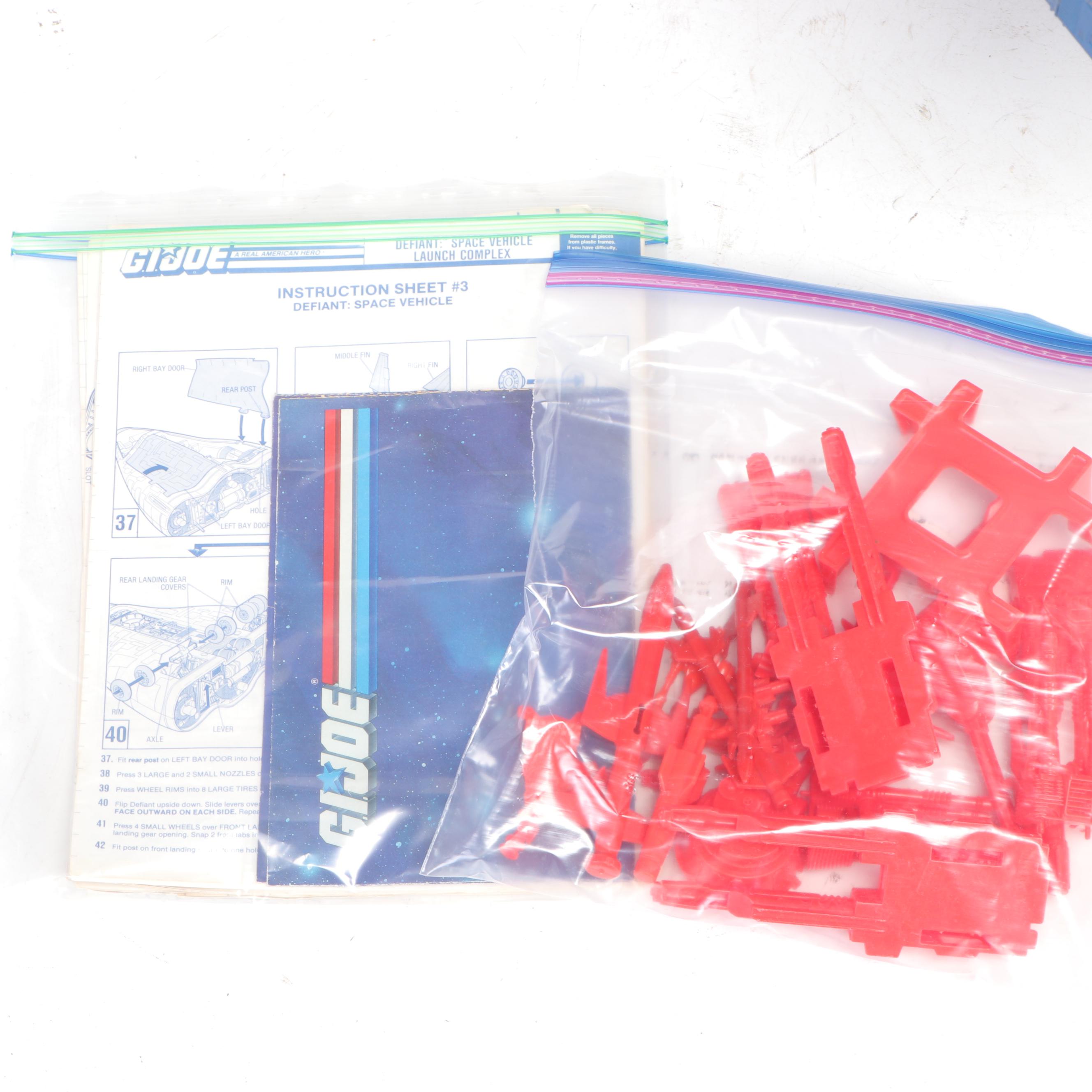 Hasbro G.I. Joe 7 Defiant Space Station/Shuttle and Star Wars Figures, 1980s