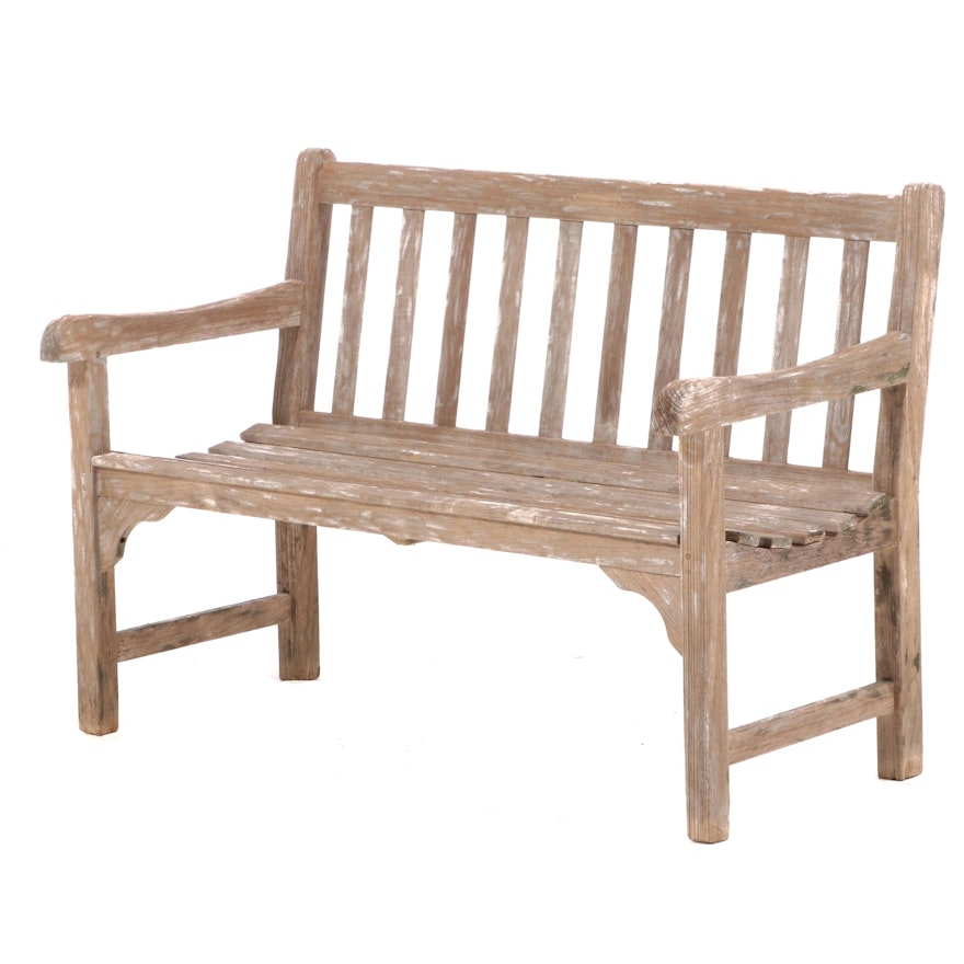 Smith & Hawkens Teak Garden Bench, Late 20th Century