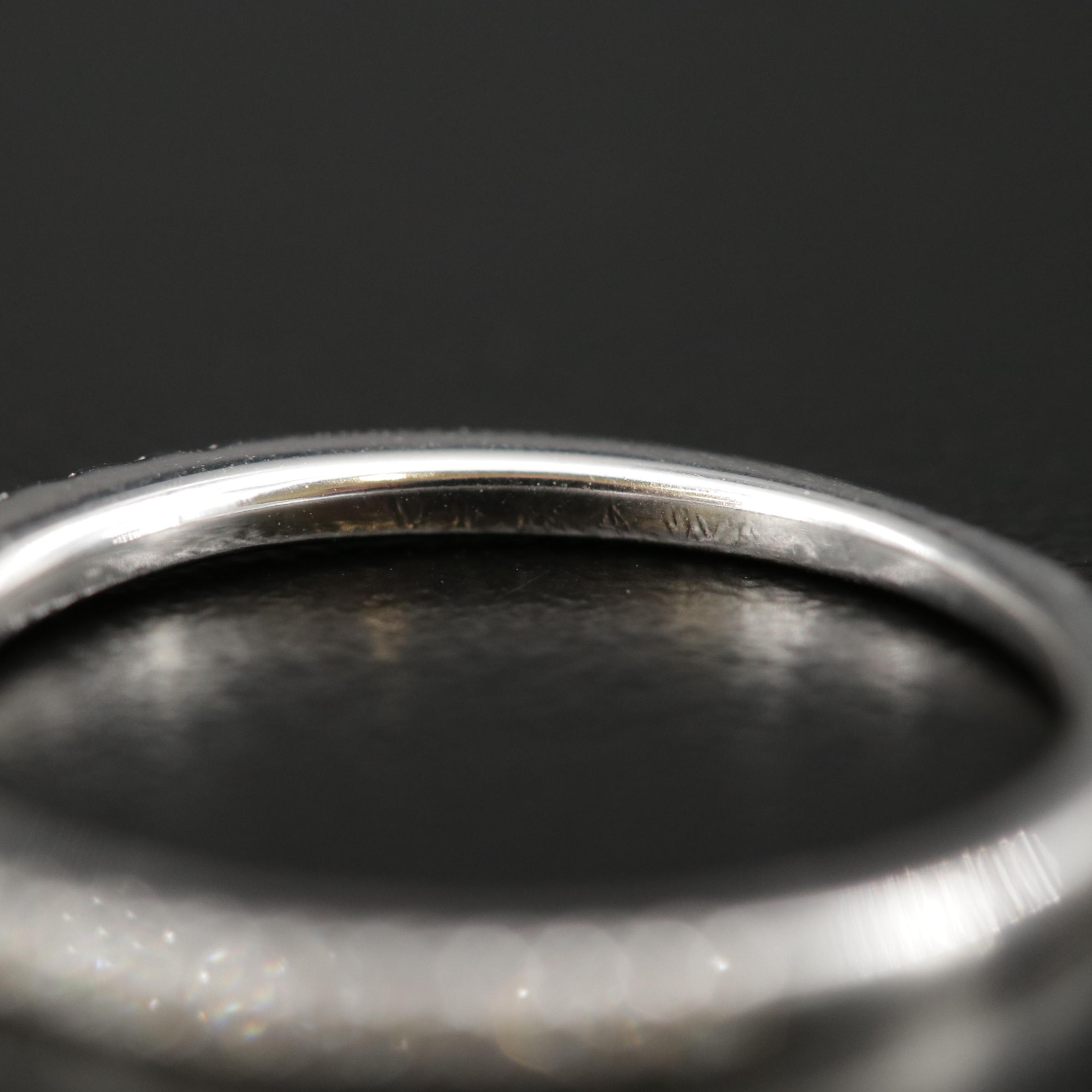 Vera Wang 14K White Gold Diamond Ring and Band Set