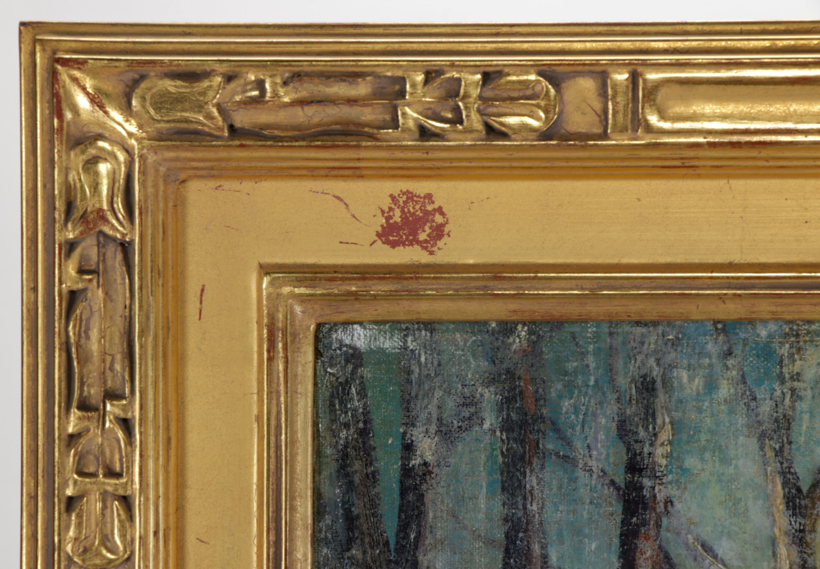 Guy Carleton Wiggins Oil Painting of Old Mill, Early 20th Century