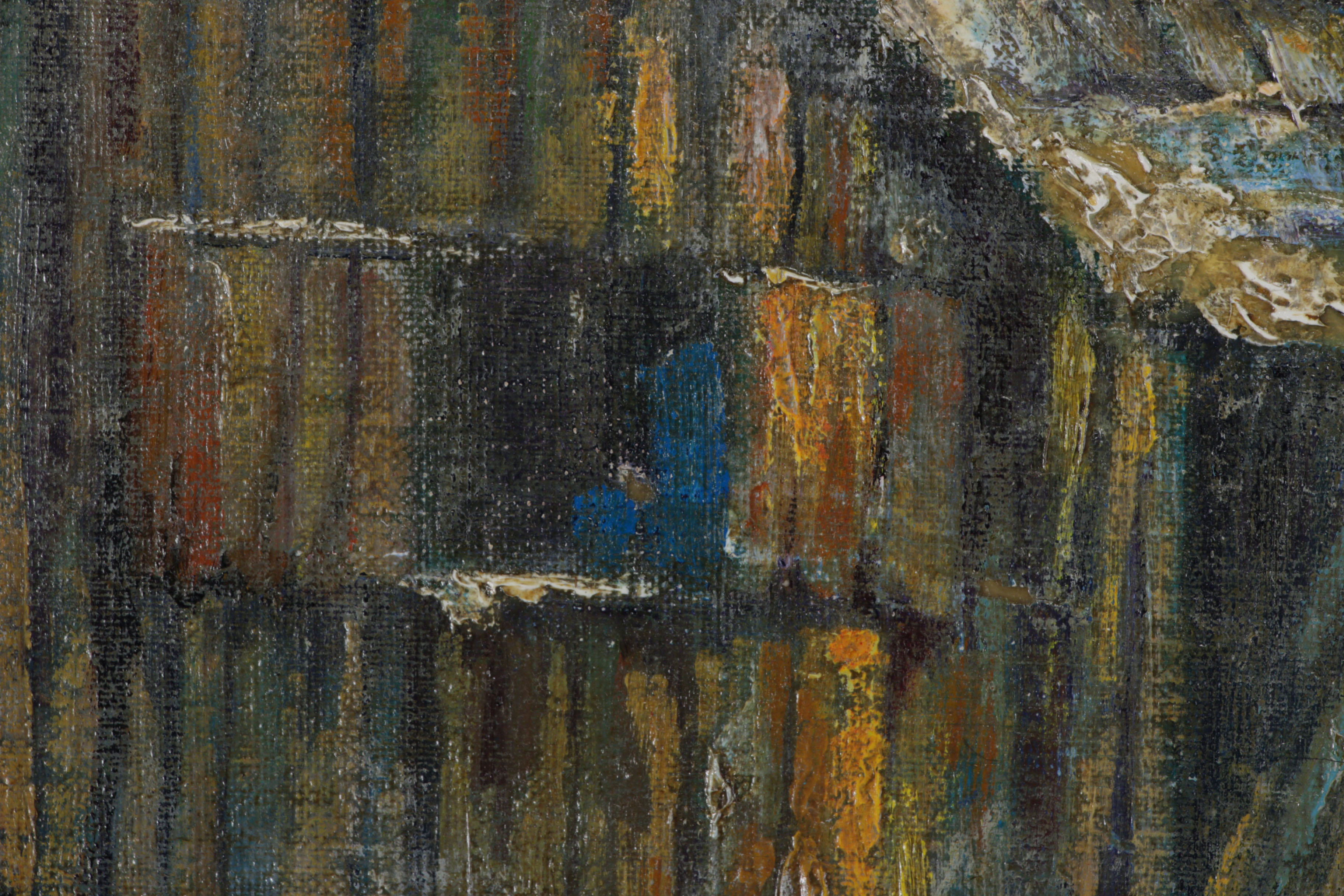 Guy Carleton Wiggins Oil Painting of Old Mill, Early 20th Century