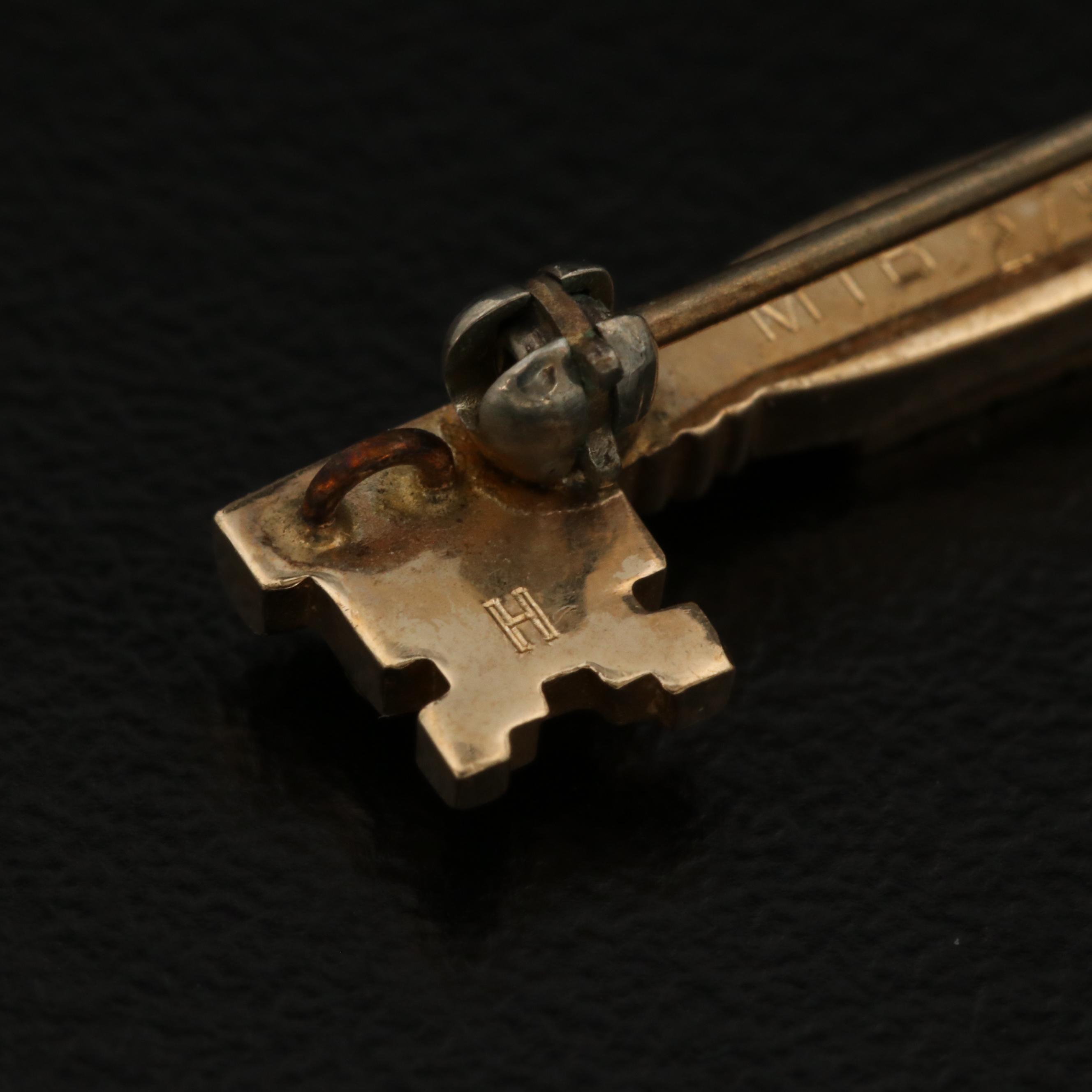 10K Kappa Kappa Gamma Sorority Key Pin