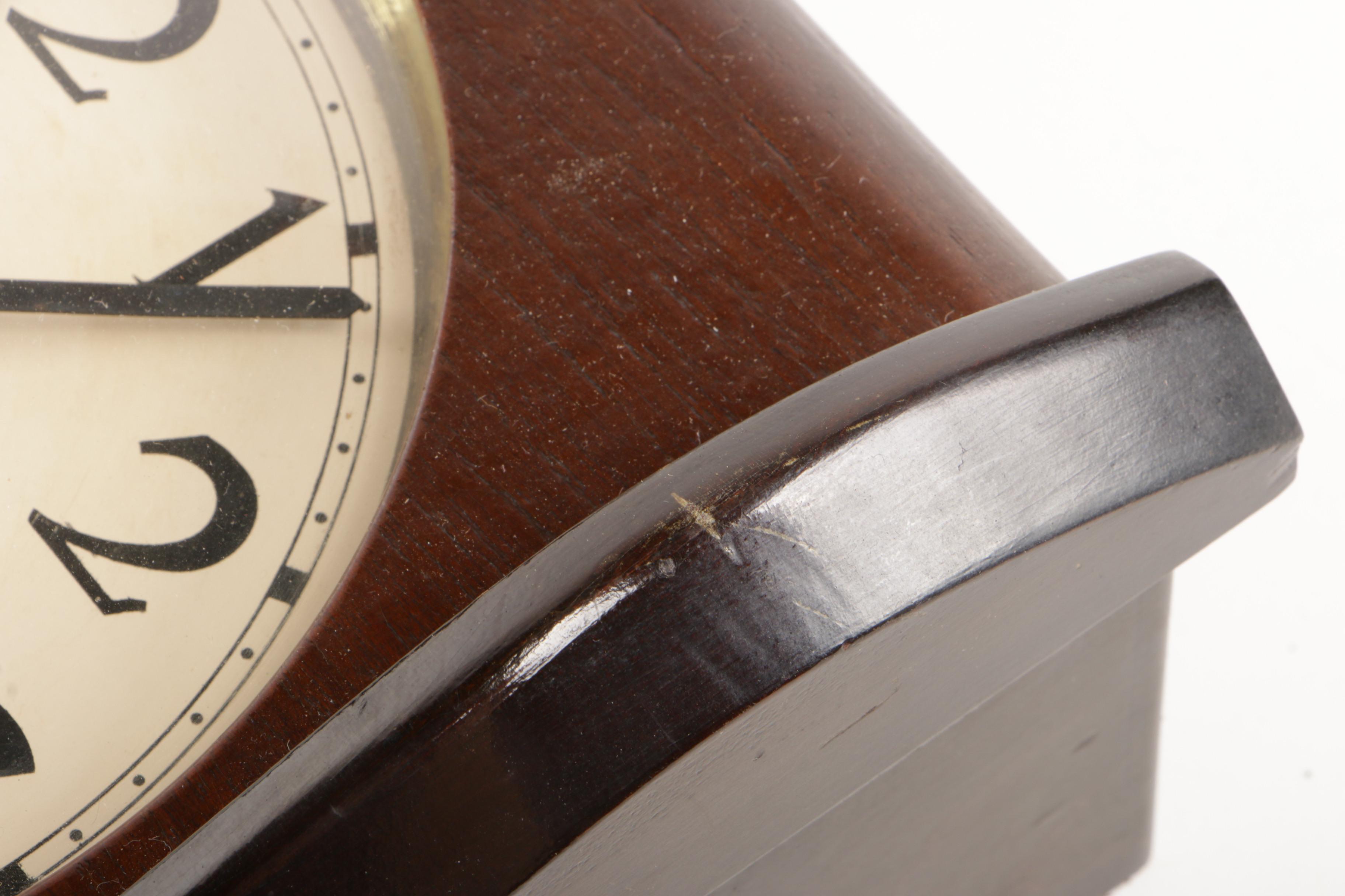 Aichi Tokei Japanese Two-Tone Wood Pendulum Wall clock