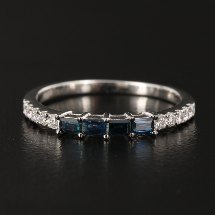 EFFY 14K Sapphire and Diamond Band